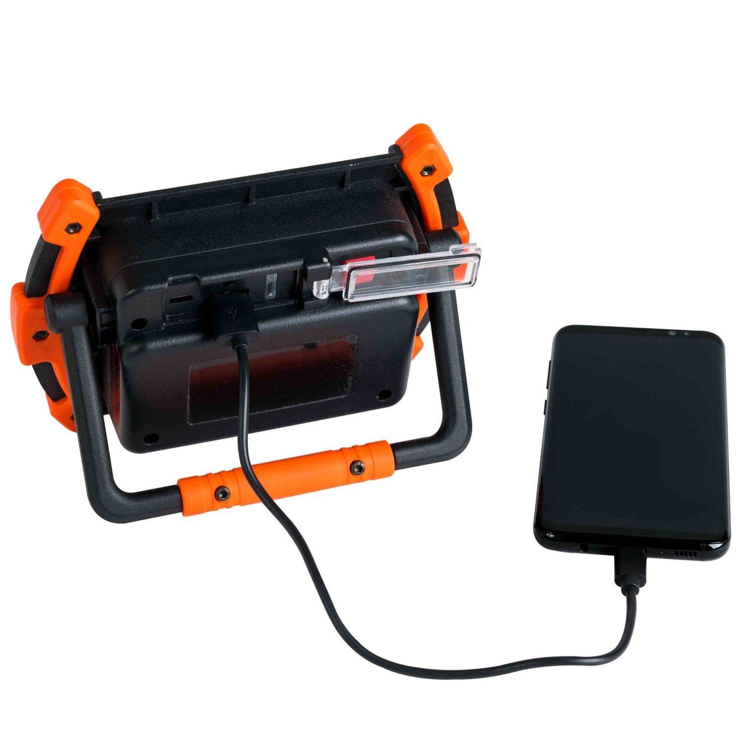 Luz de trabajo COB 10W Recargable Magnética W050 Peka-6