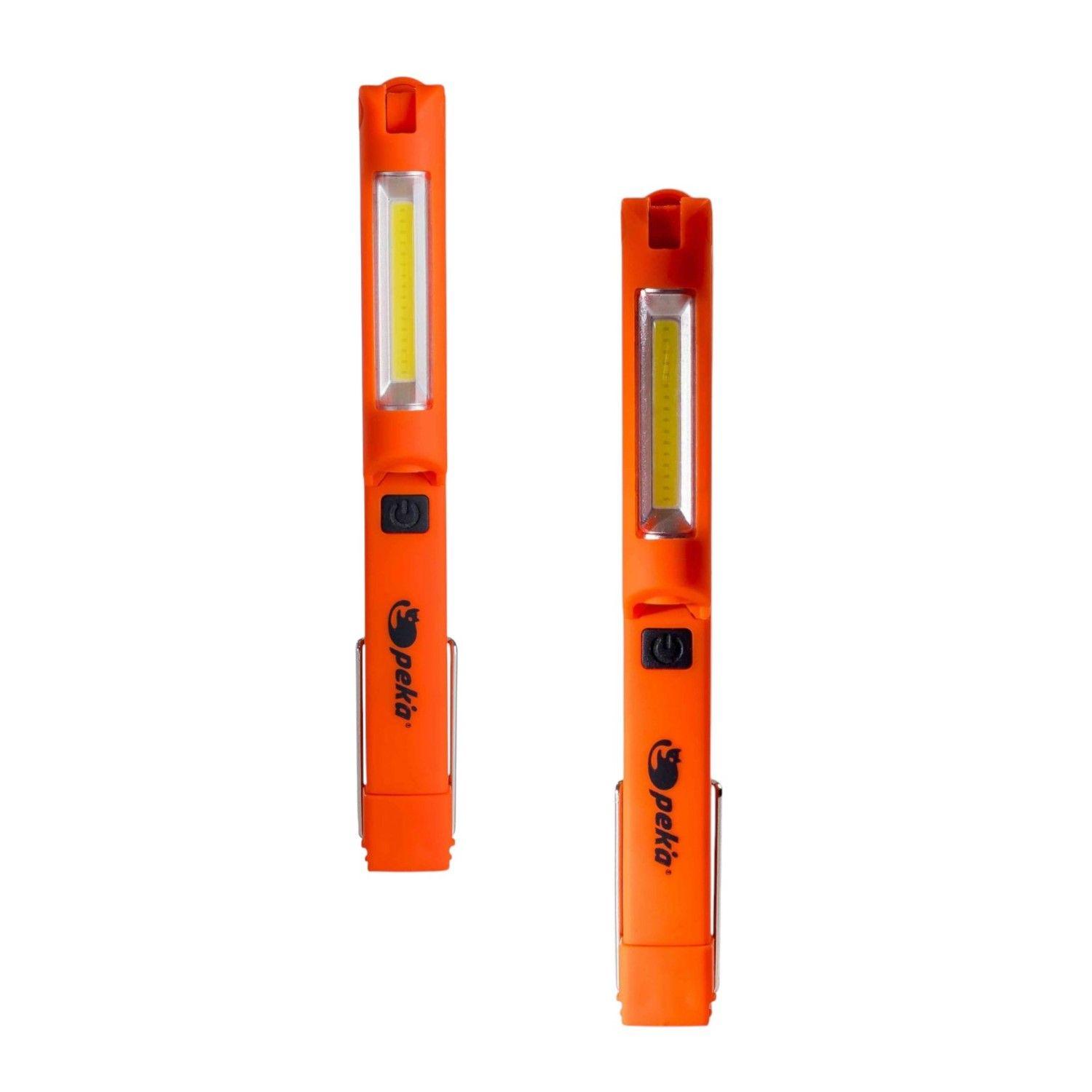 Linterna Lápiz Recargable Doble Luz Magnética W010 Pekatherm-3