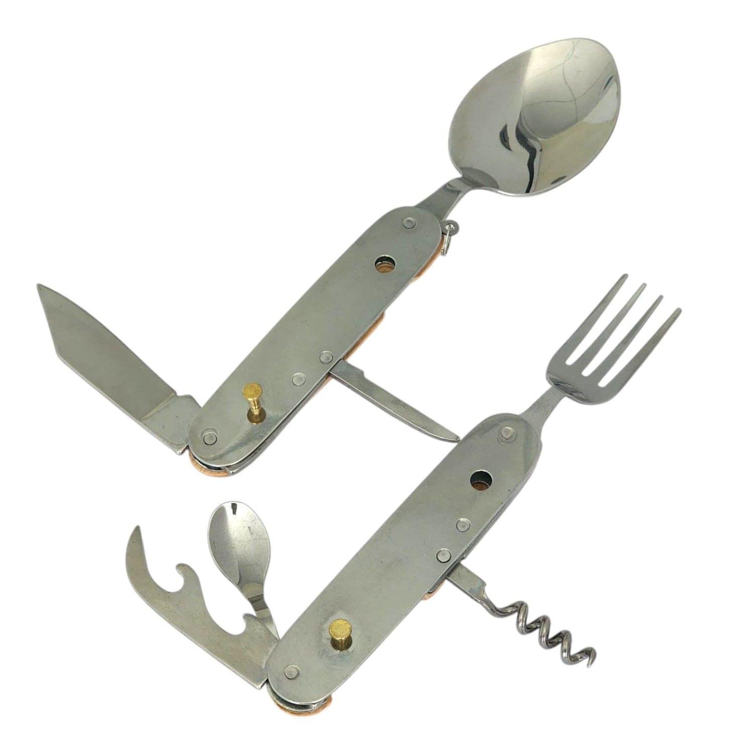 Set de Cubiertos Separables para Camping 7 Funciones 16373-2