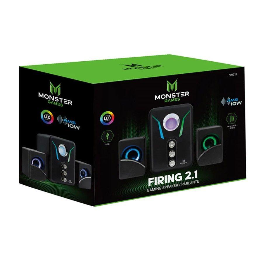 Subwoofer Monster Games Firing 2.1-1