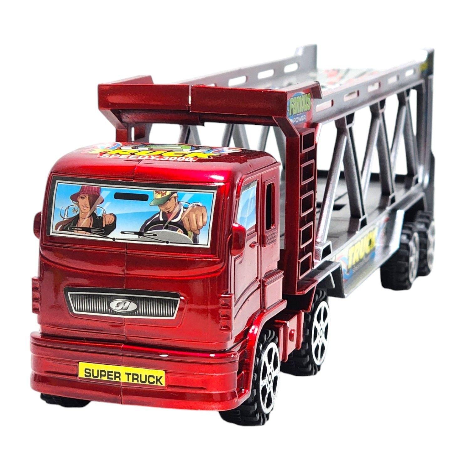 Camión Tráiler Transportador con Animales Juguetes 55173r-5