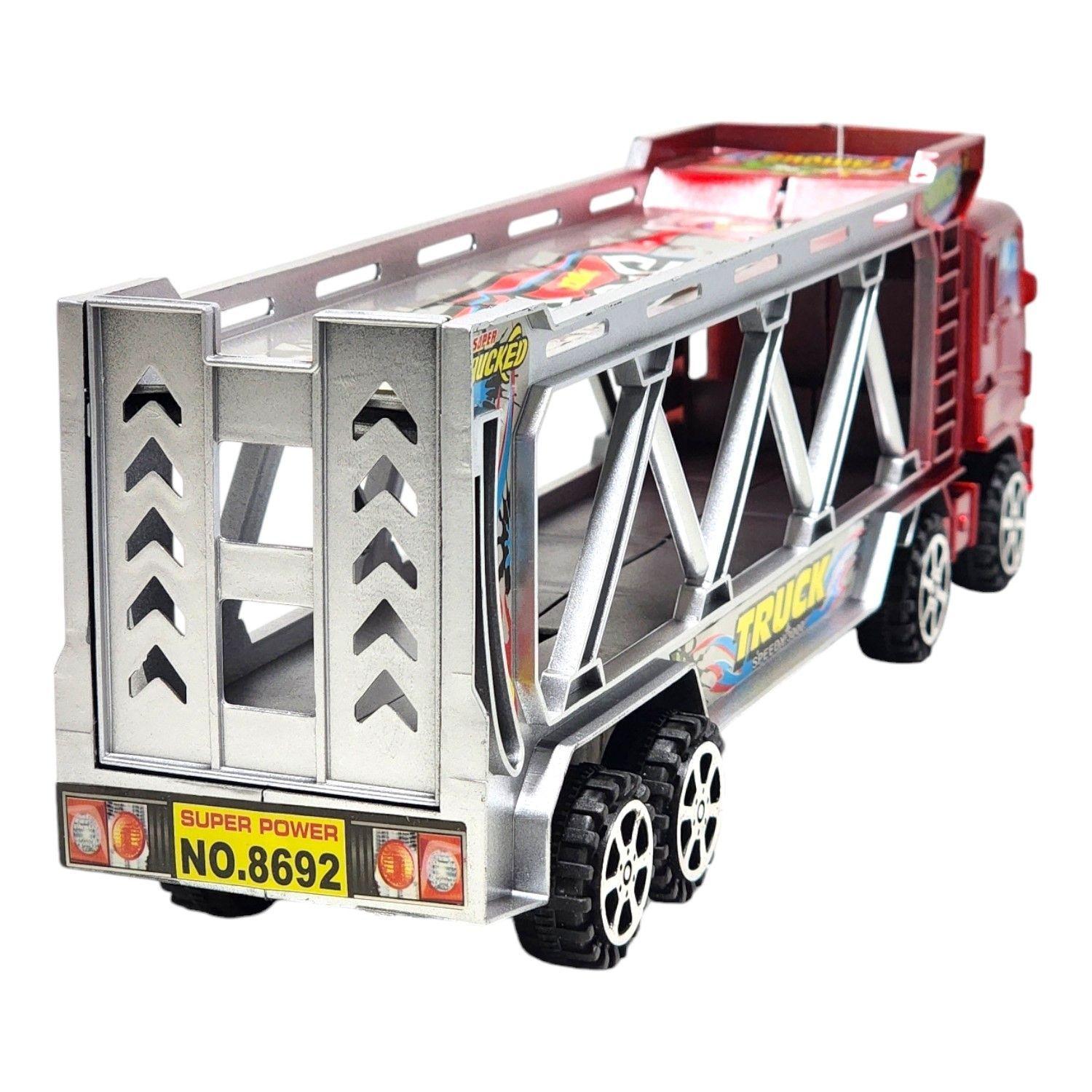 Camión Tráiler Transportador con Animales Juguetes 55173r-6