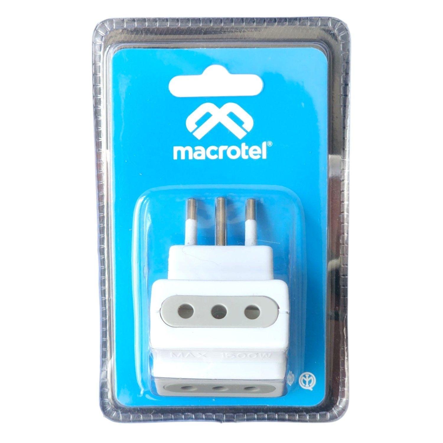 Enchufe Adaptador Triple 1500W ME-1103 Macrotel-3