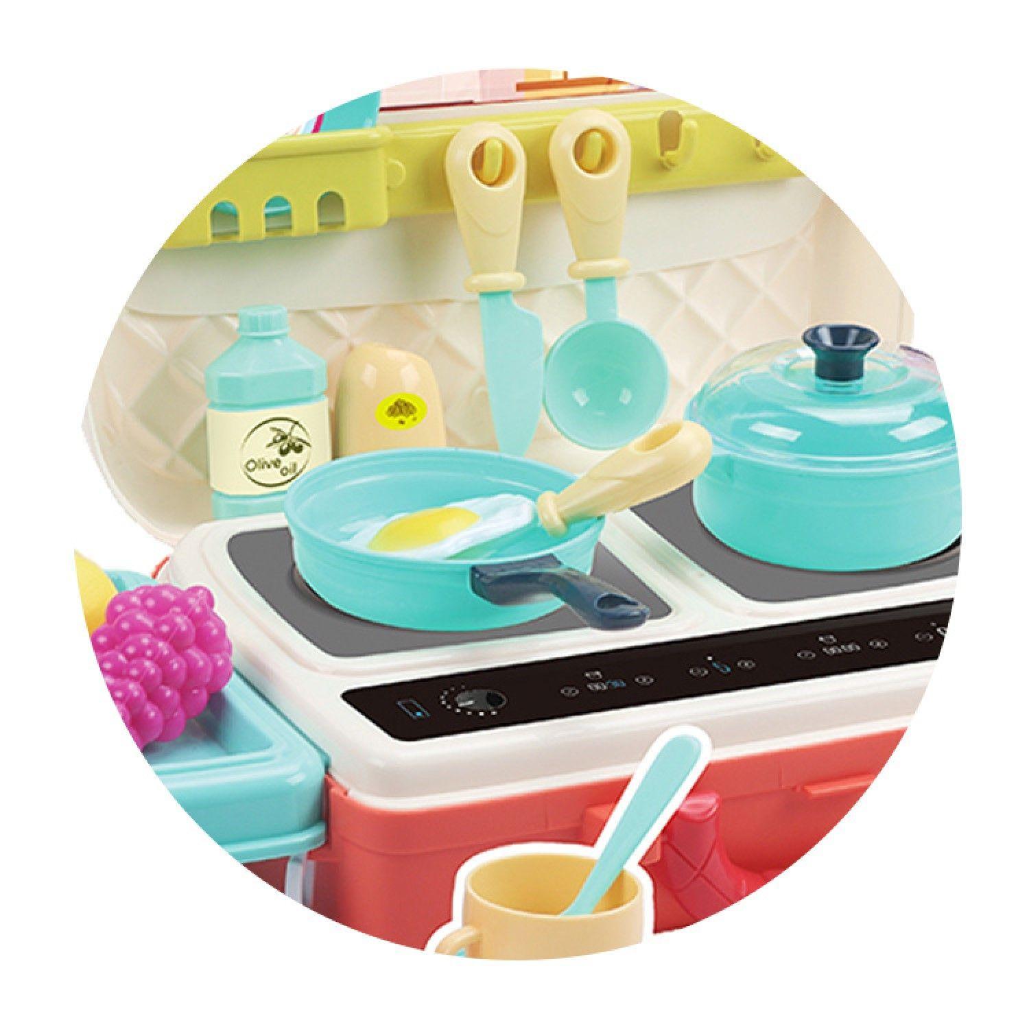 Juguete Maletín Mini Cocina + 28 accesorios 2 en 1 DBG1589-2