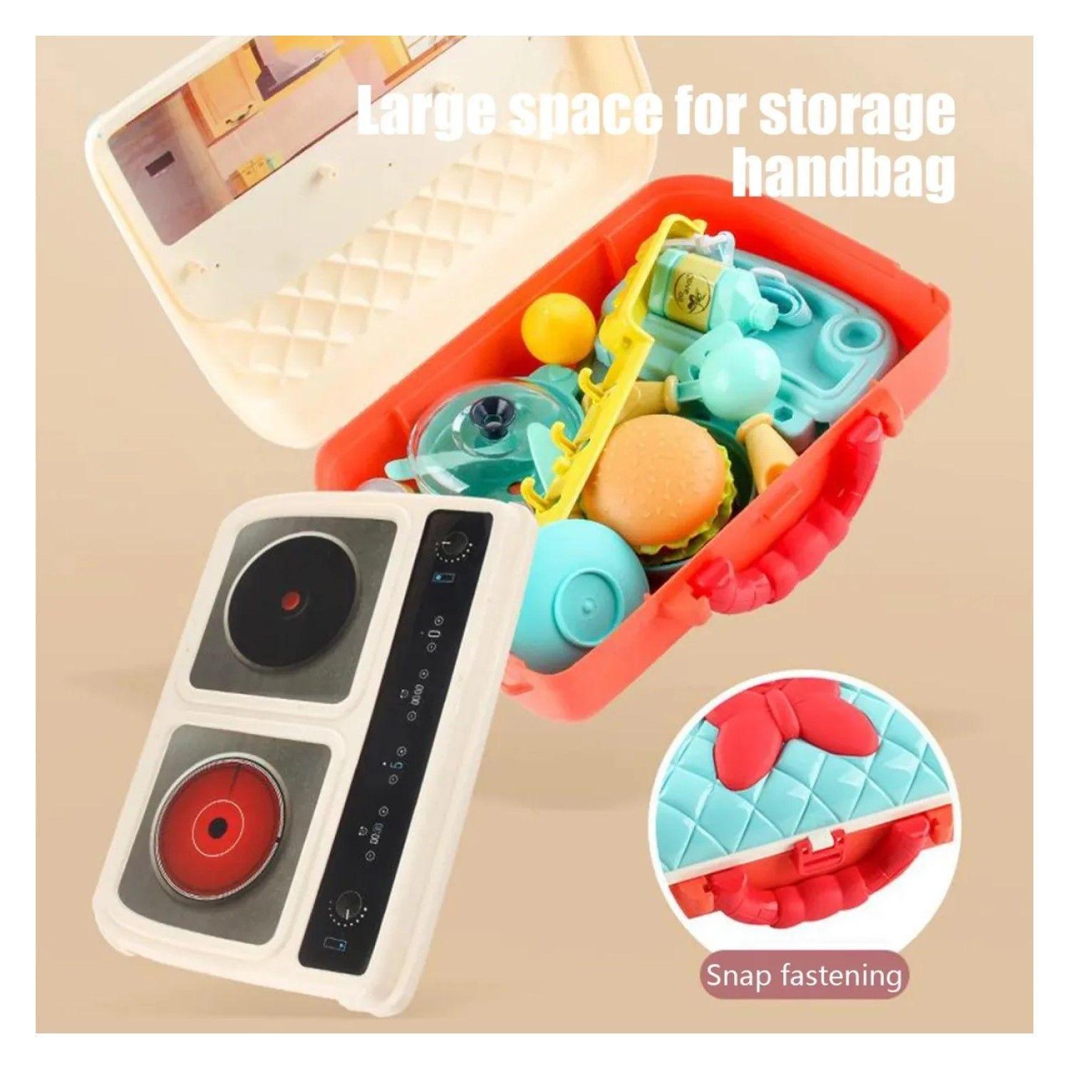 Juguete Maletín Mini Cocina + 28 accesorios 2 en 1 DBG1589-4