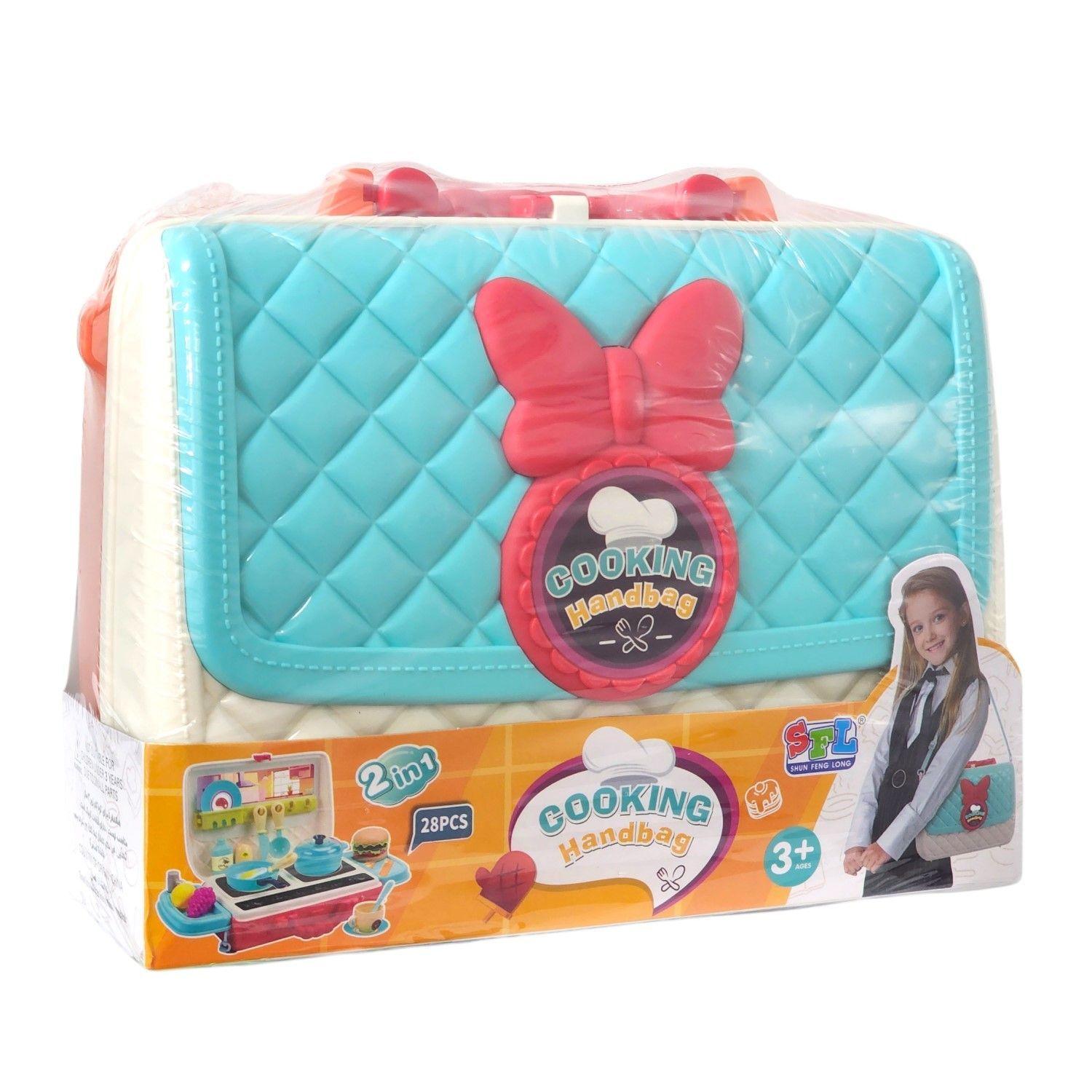 Juguete Maletín Mini Cocina + 28 accesorios 2 en 1 DBG1589-7