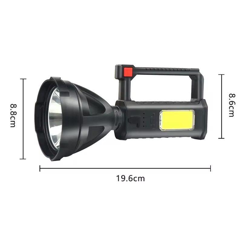 Linterna LED Con Trípode 1 Led + 1 led COB Recargable Usb -4