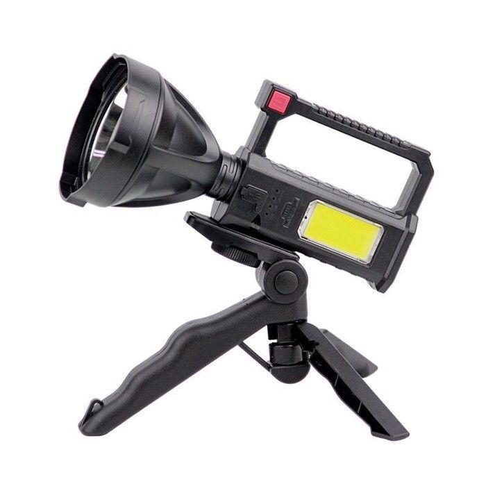 Linterna LED Con Trípode 1 Led + 1 led COB Recargable Usb -5