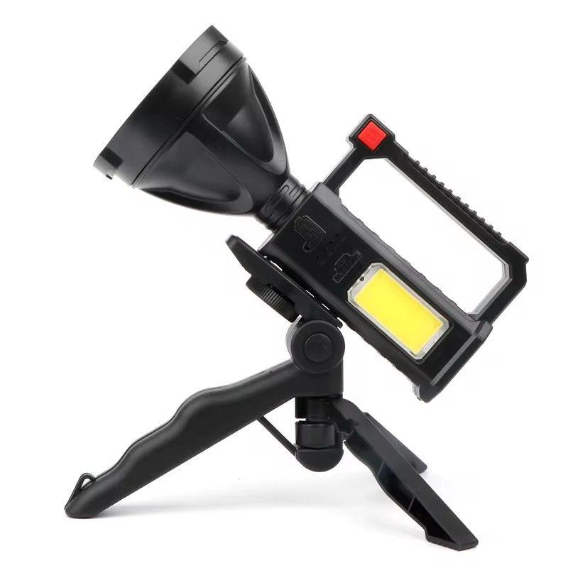 Linterna LED Con Trípode 1 Led + 1 led COB Recargable Usb -7