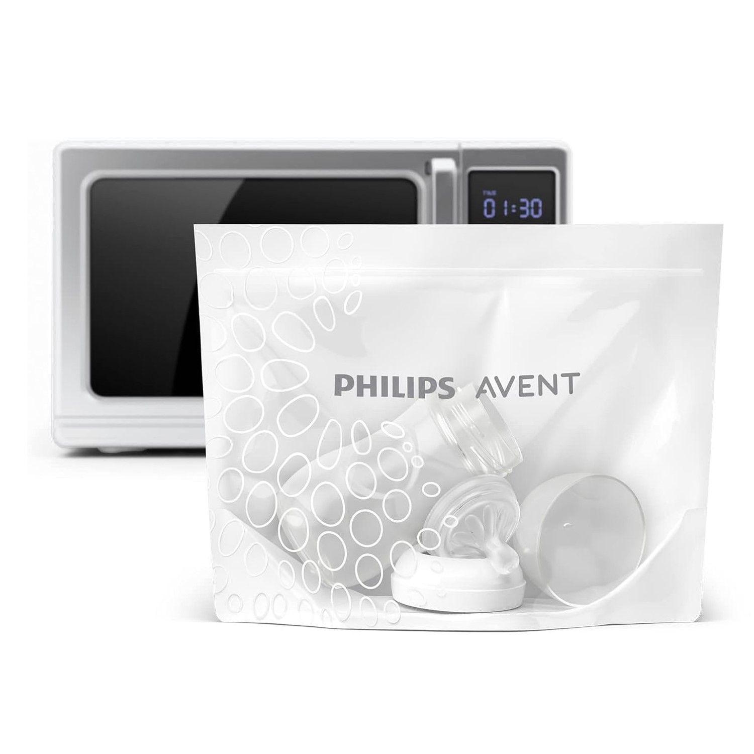 Pack 5 Bolsas Esterilizadoras Microondas Philips Avent Scf297/05-1