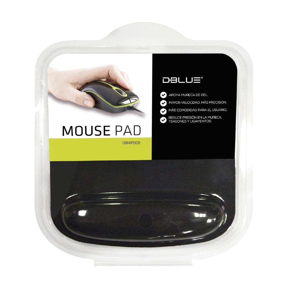 Mouse Pad Gel Con Apoya Muñeca Dblue DBMP008-3