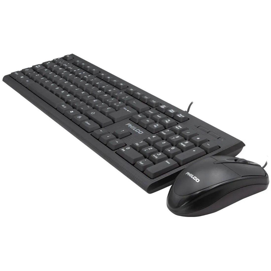 Kit Combo Teclado y Mouse Philco K4500-3