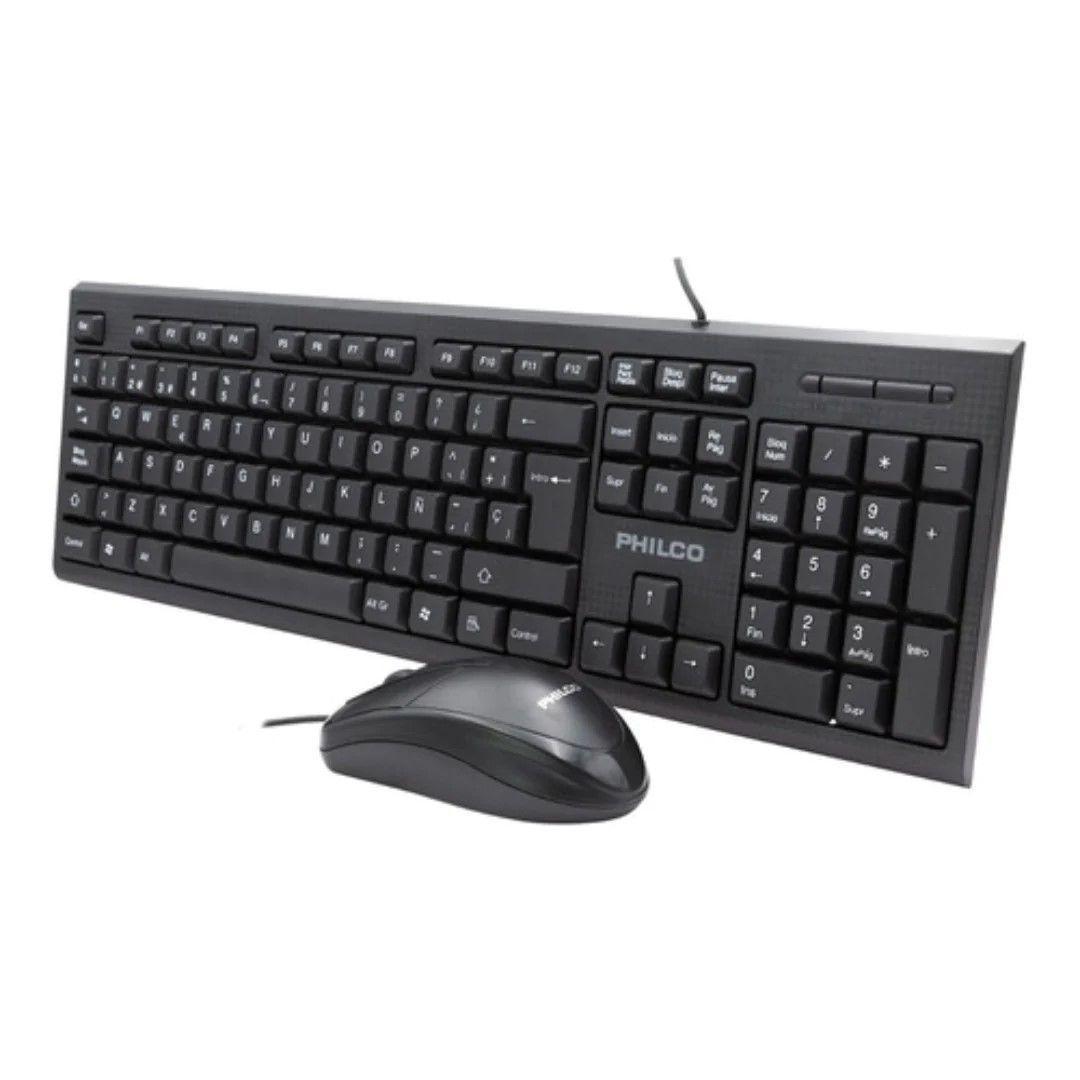Kit Combo Teclado y Mouse Philco K4500-2