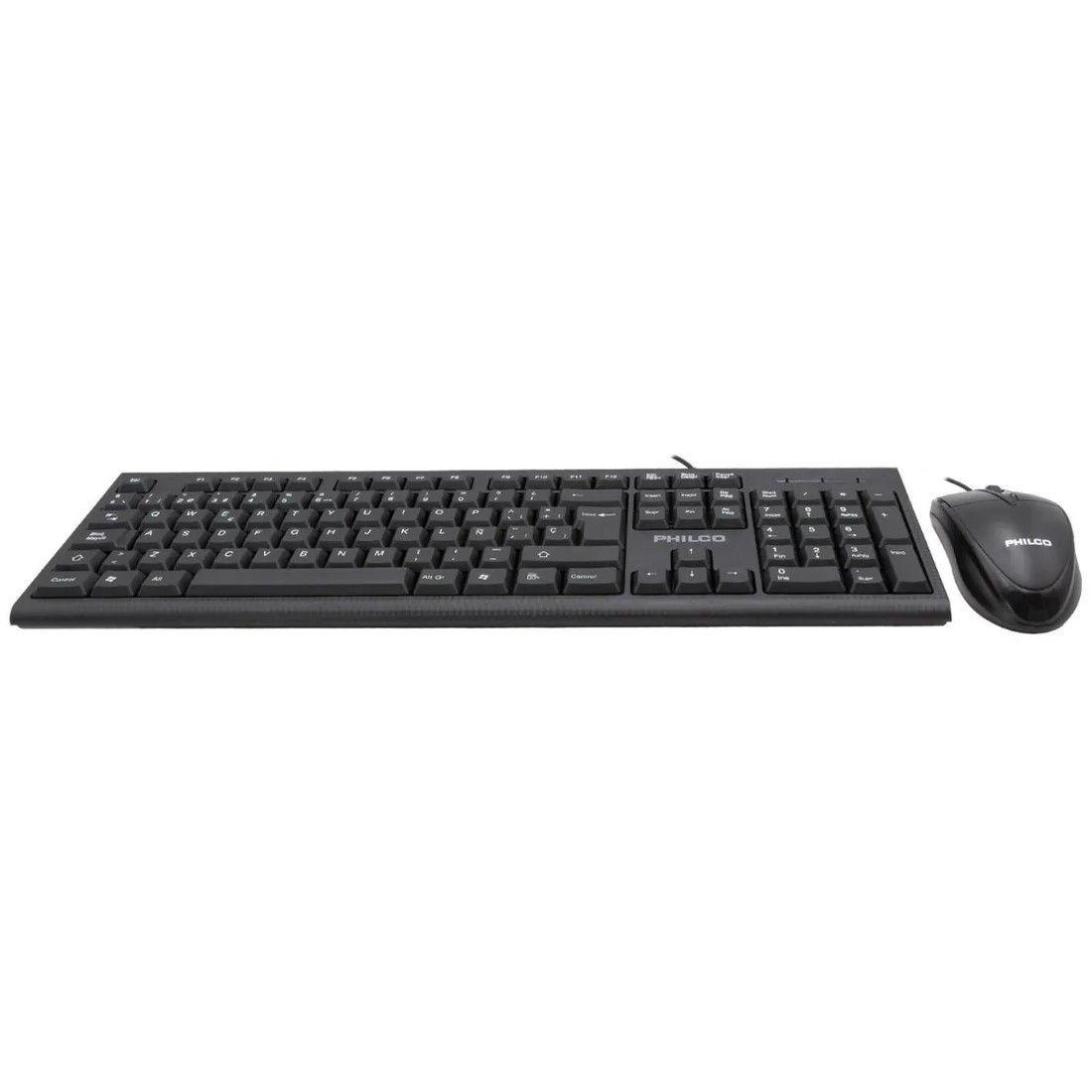 Kit Combo Teclado y Mouse Philco K4500-4