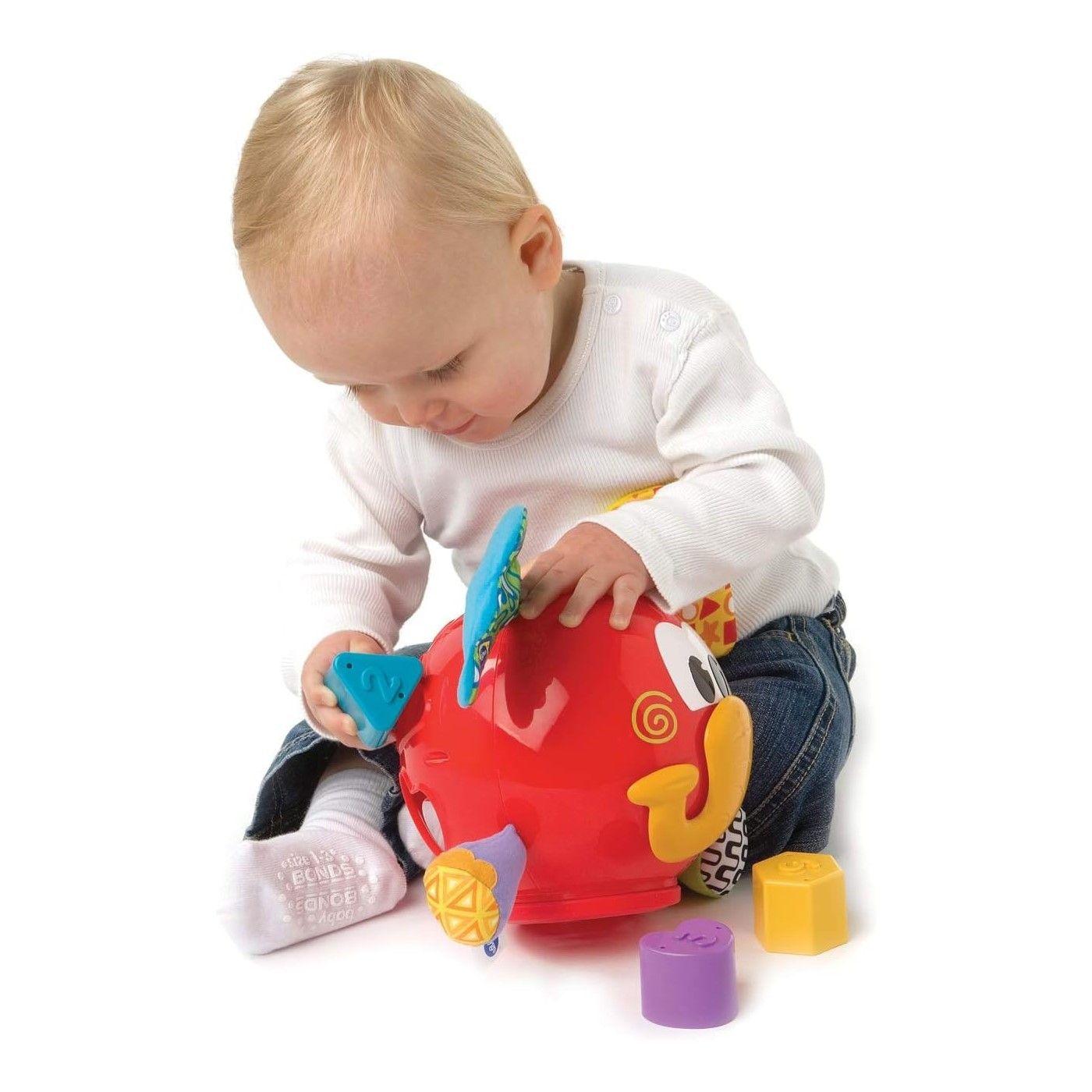 Juguete Didáctico Elefante Clasifica Y Aprende Playgro-4