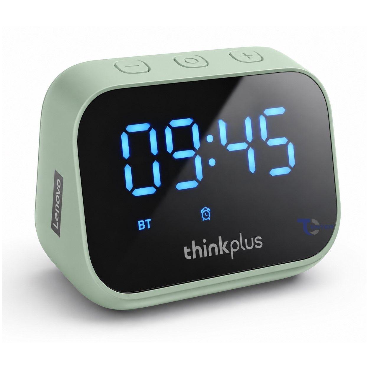 Reloj Despertador Parlante BT Lenovo TS13 Verde-0