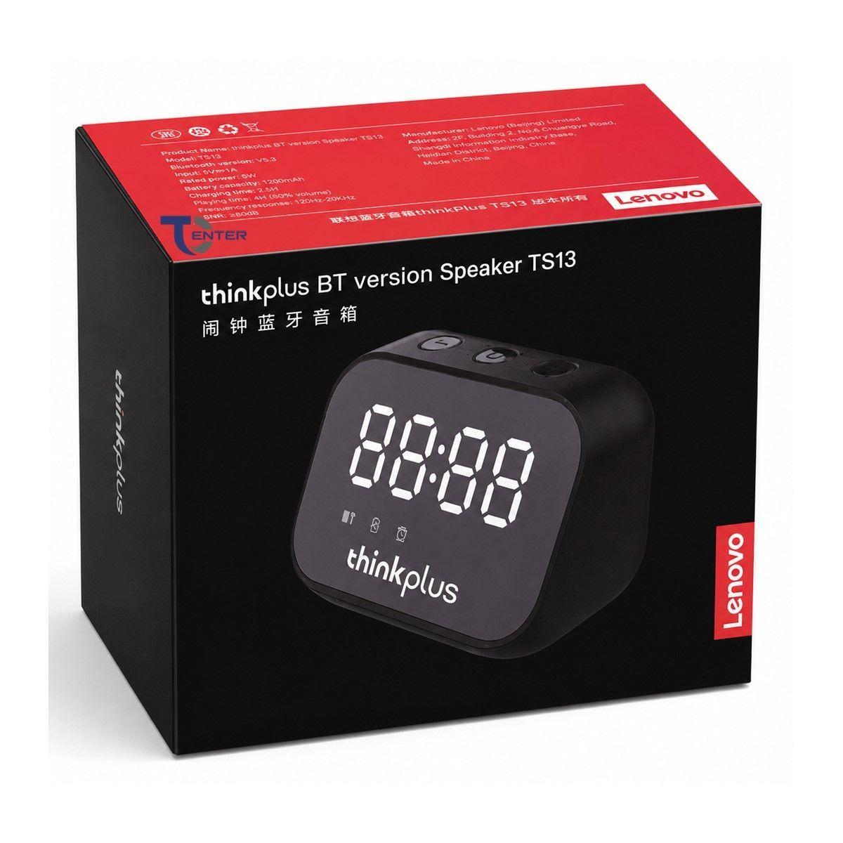 Reloj Despertador Parlante BT Lenovo TS13 Verde-2