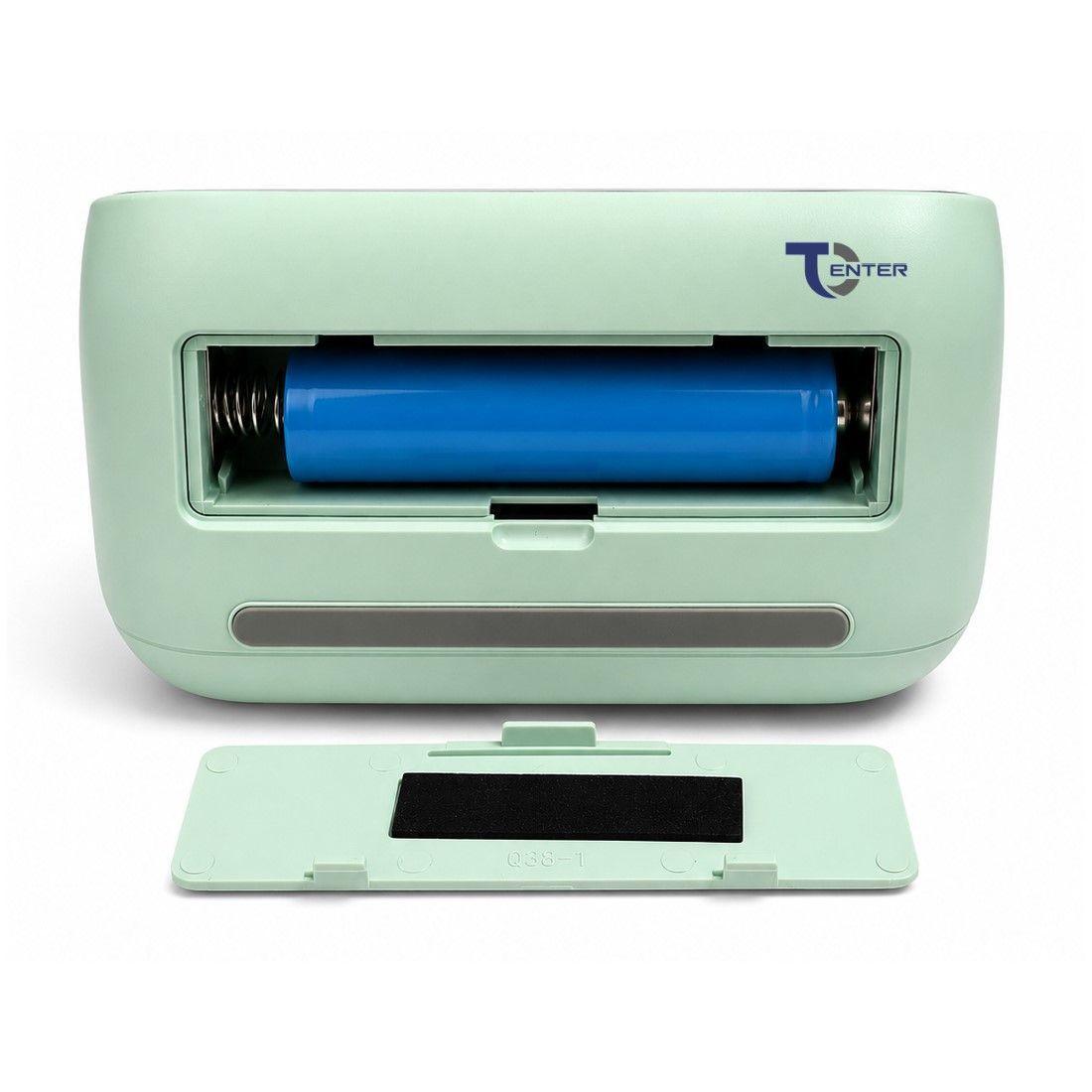 Reloj Despertador Parlante BT Lenovo TS13 Verde-3