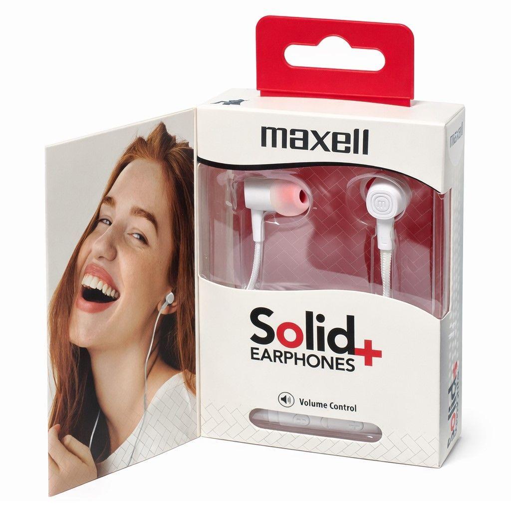 Audífonos Maxell Manos Libres SIN-8 Solid Jack 3.5mm Blanco-3