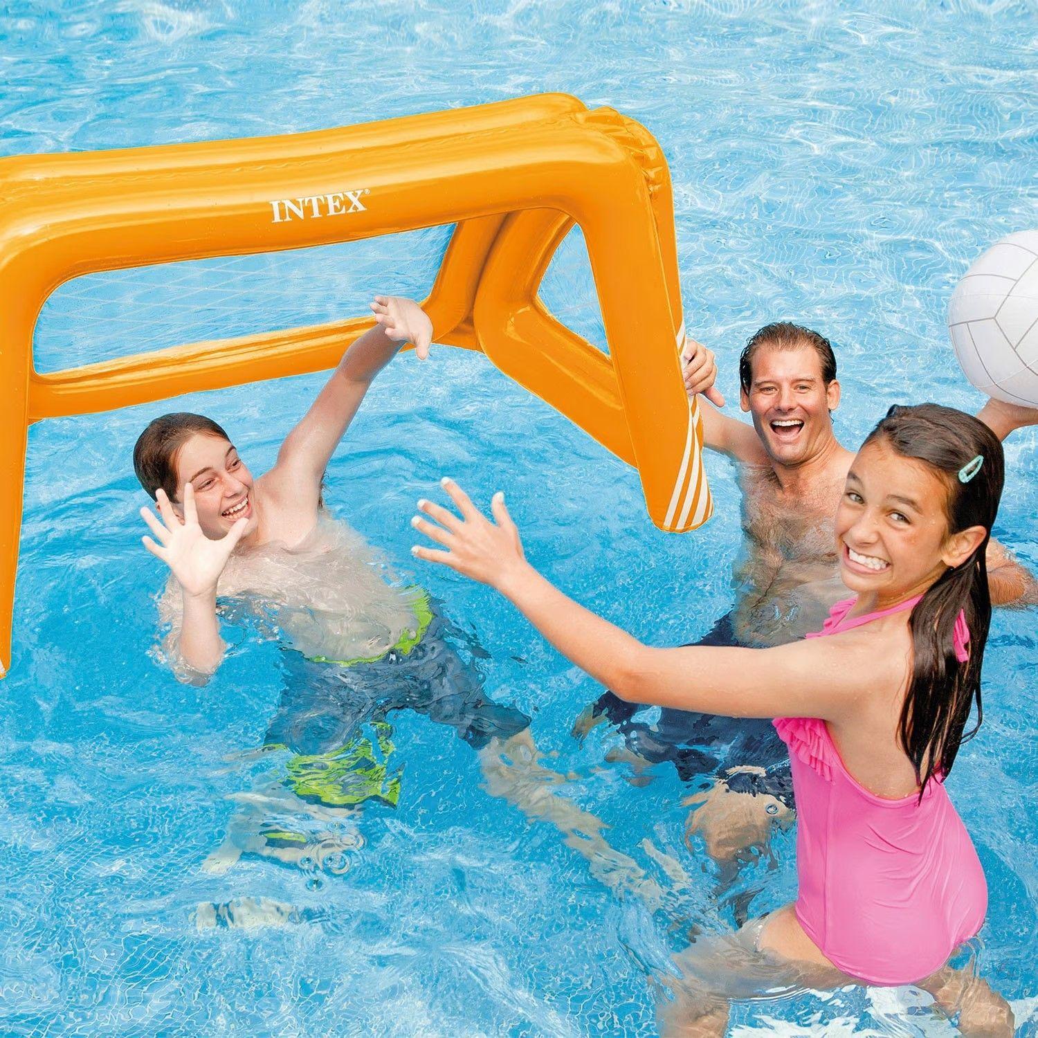 Juego Arco Portería para Piscina o Patio Inflable Intex-4
