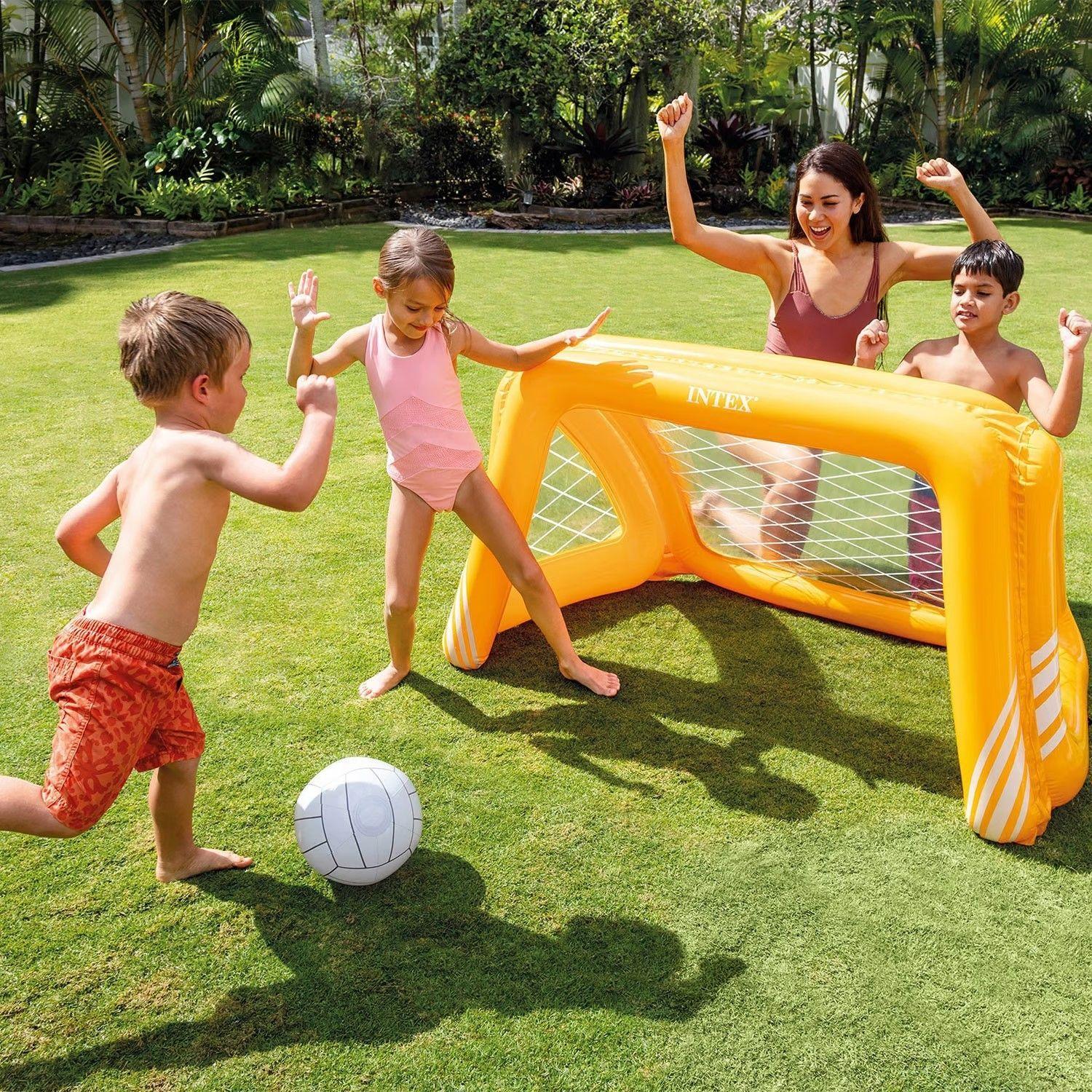 Juego Arco Portería para Piscina o Patio Inflable Intex-5