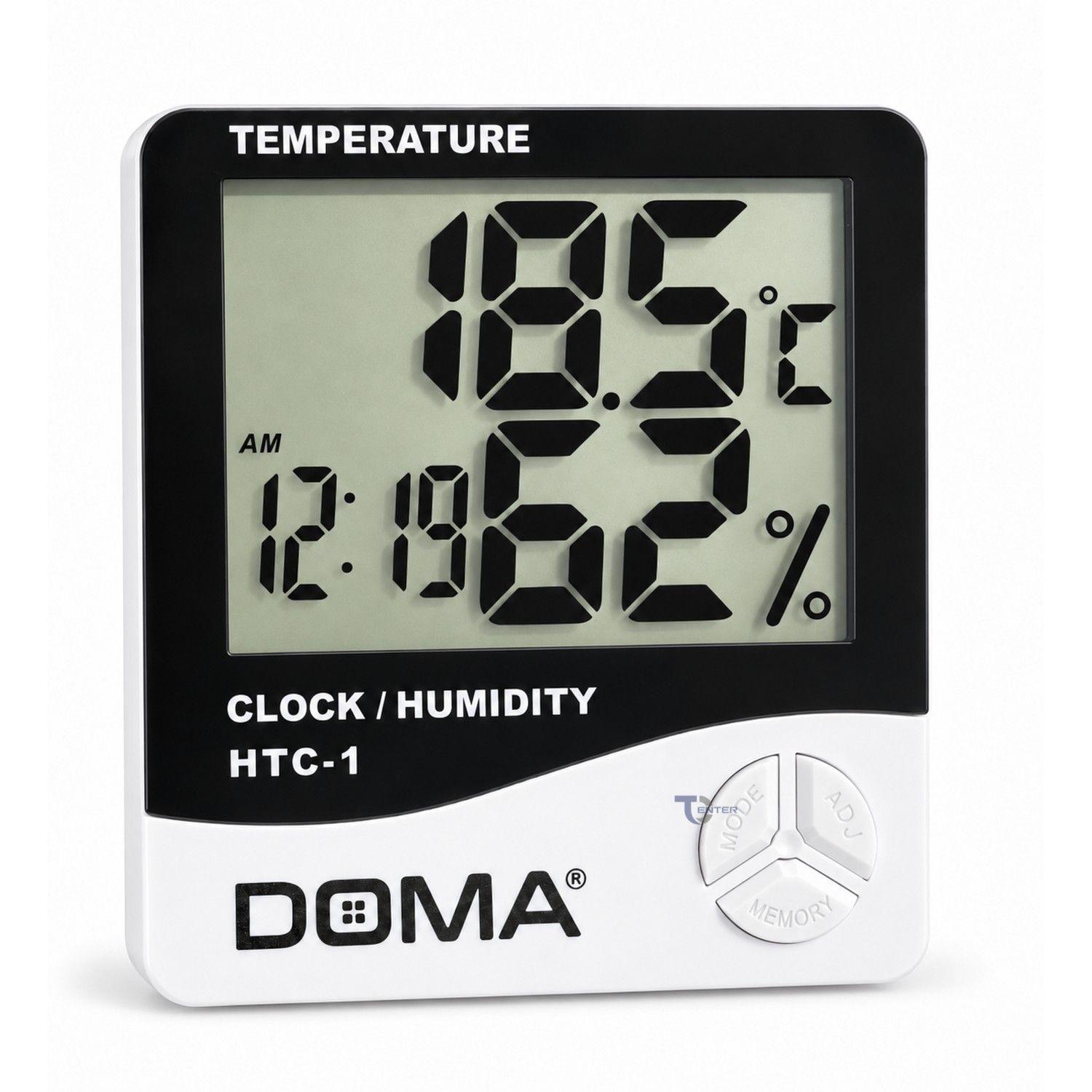 Reloj Digital Doma Termohigrómetro Humedad DM0053-0