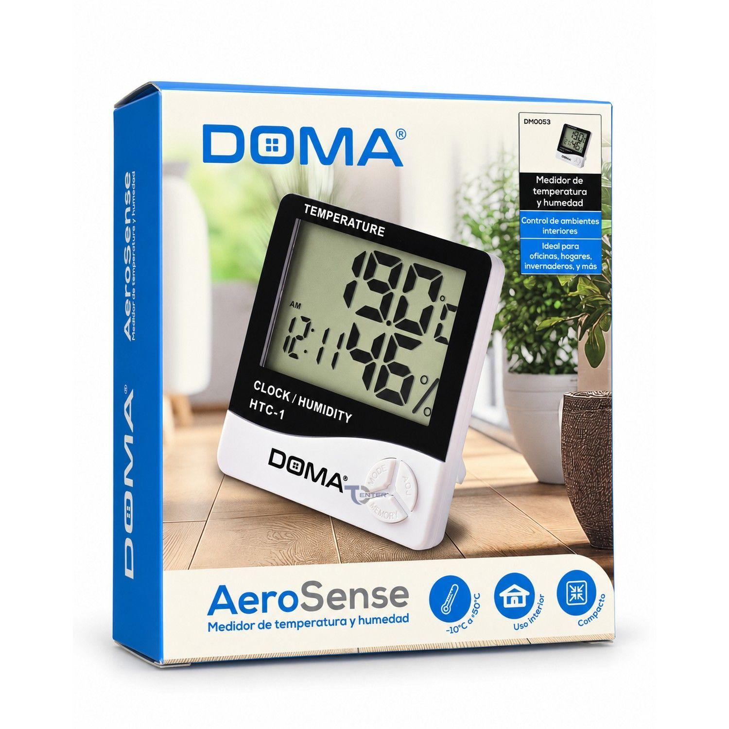 Reloj Digital Doma Termohigrómetro Humedad DM0053-3