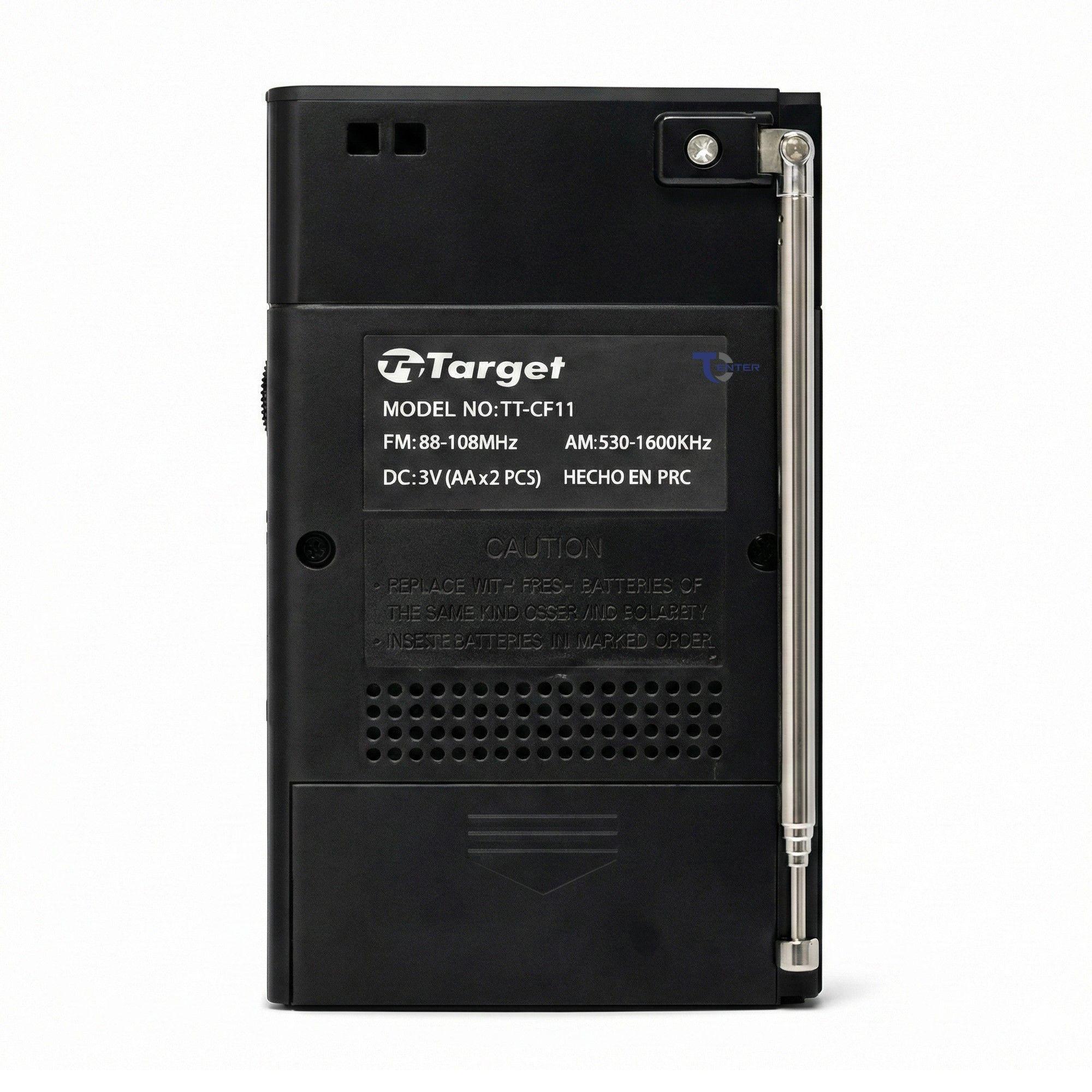 Radio Portátil Target TT-CF11 AM/FM Compacta 2 Bandas-7