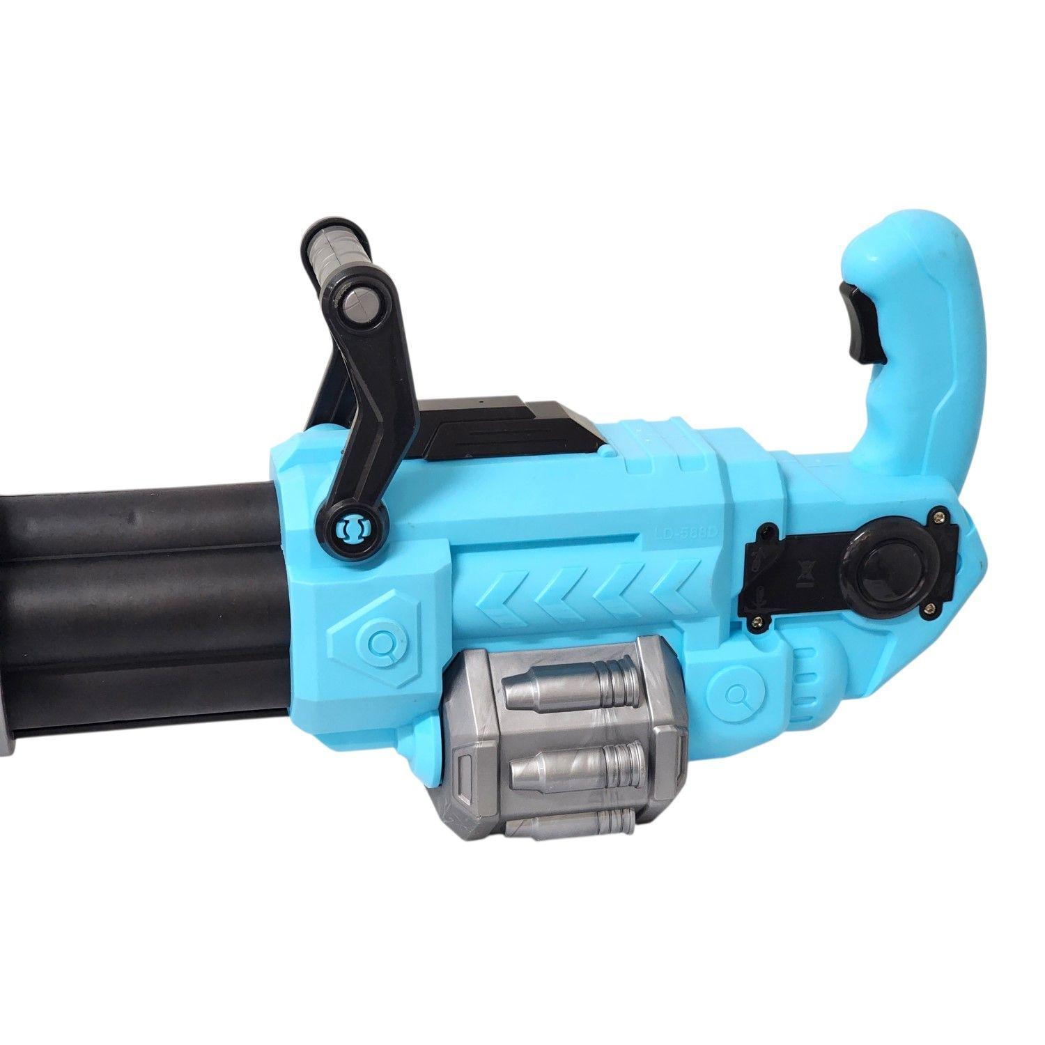 Juguete Pistola de Agua Eléctrica Recargable DBG1655BL Azul-3