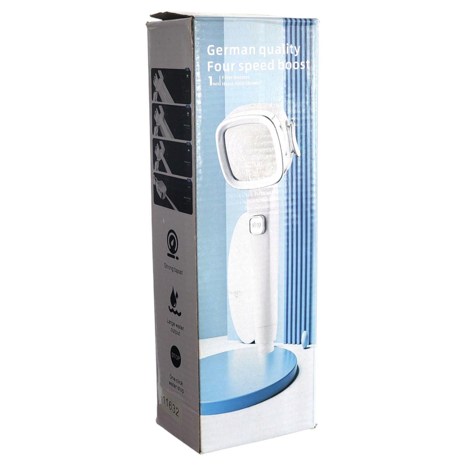 Cabezal Ducha 4 Funciones Alta Presión Ahorro Agua 11632-6