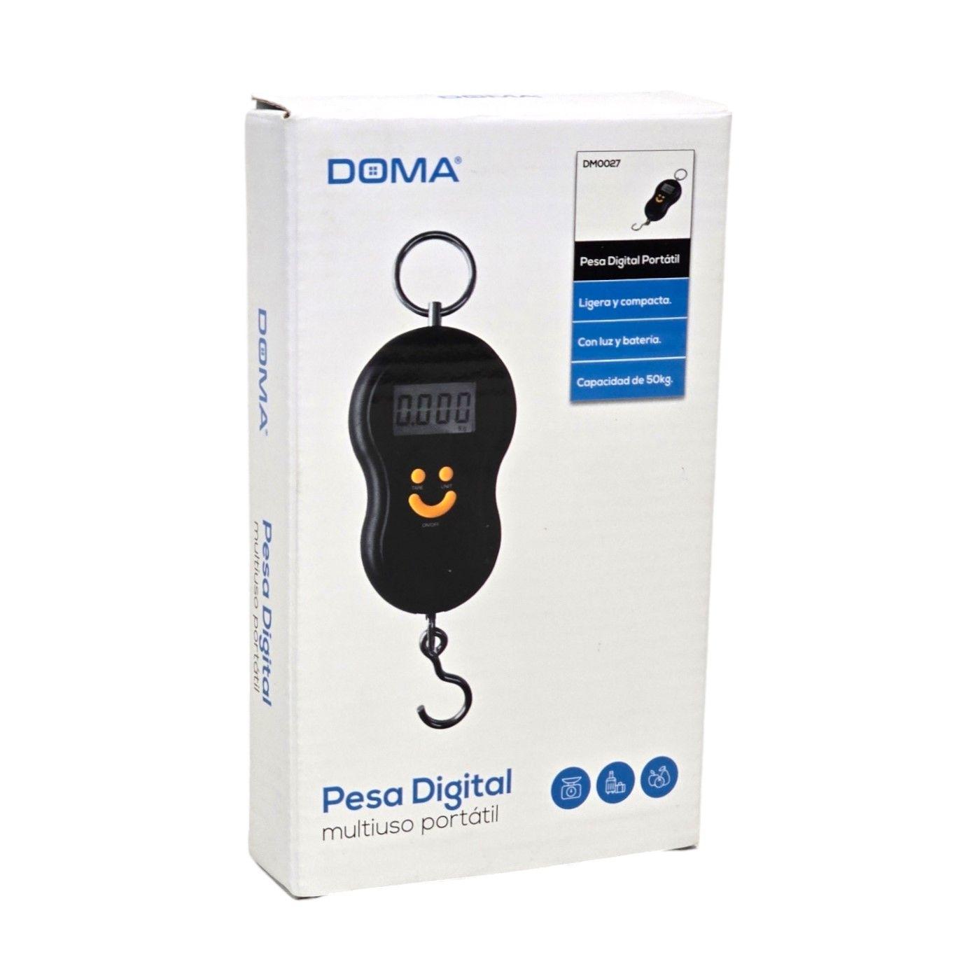 Pesa Maleta Balanza Digital 50kg De Viaje Gancho Doma-3