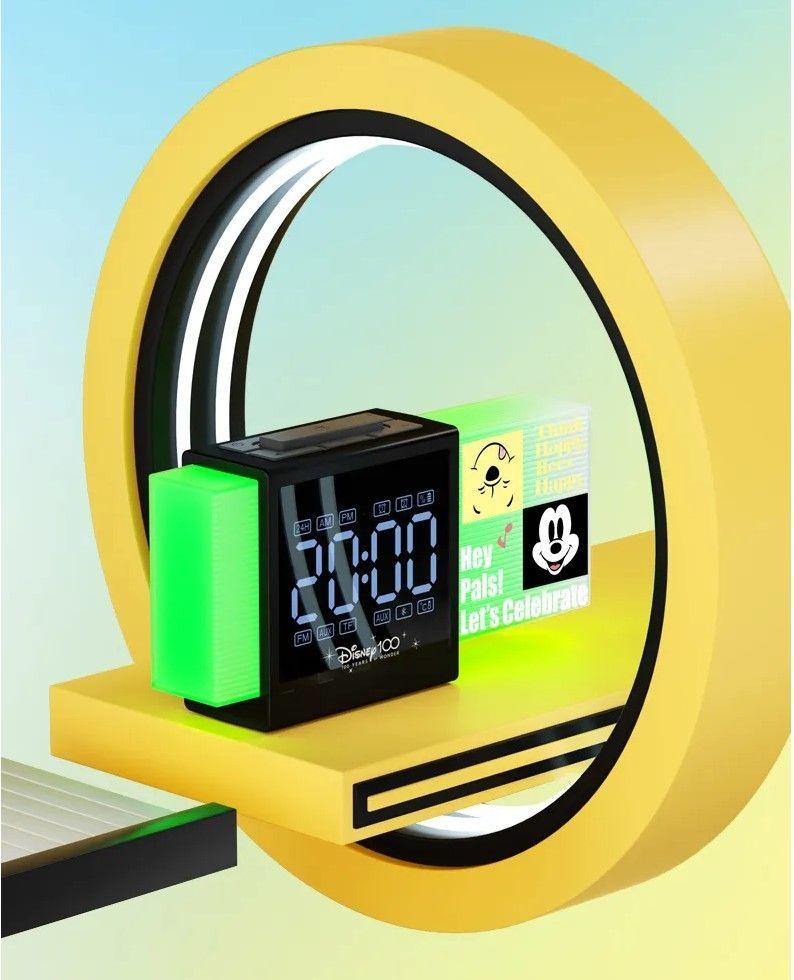 Radio Reloj Despertador Parlante BT Disney Led QS-S2-0
