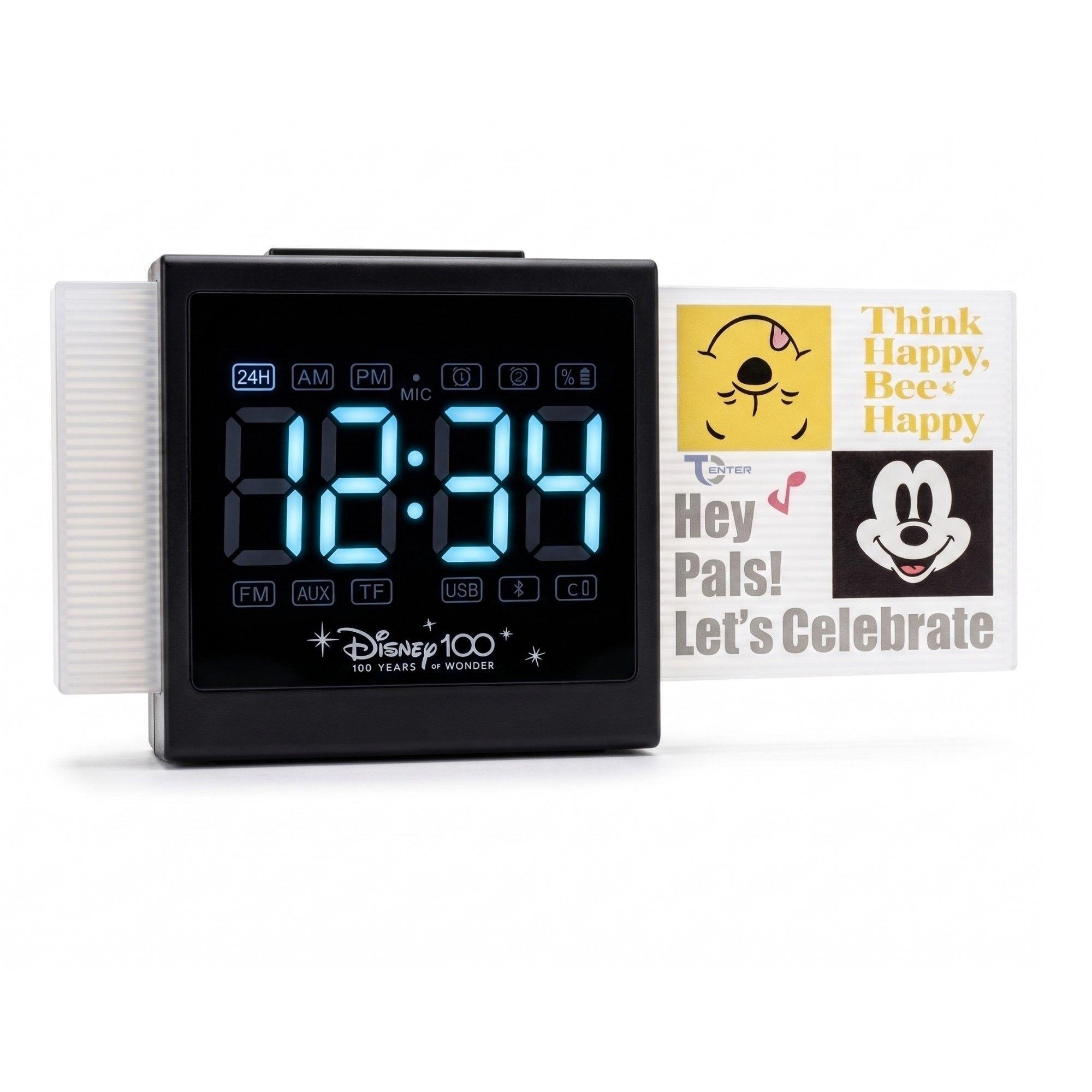 Radio Reloj Despertador Parlante BT Disney Led QS-S2-2