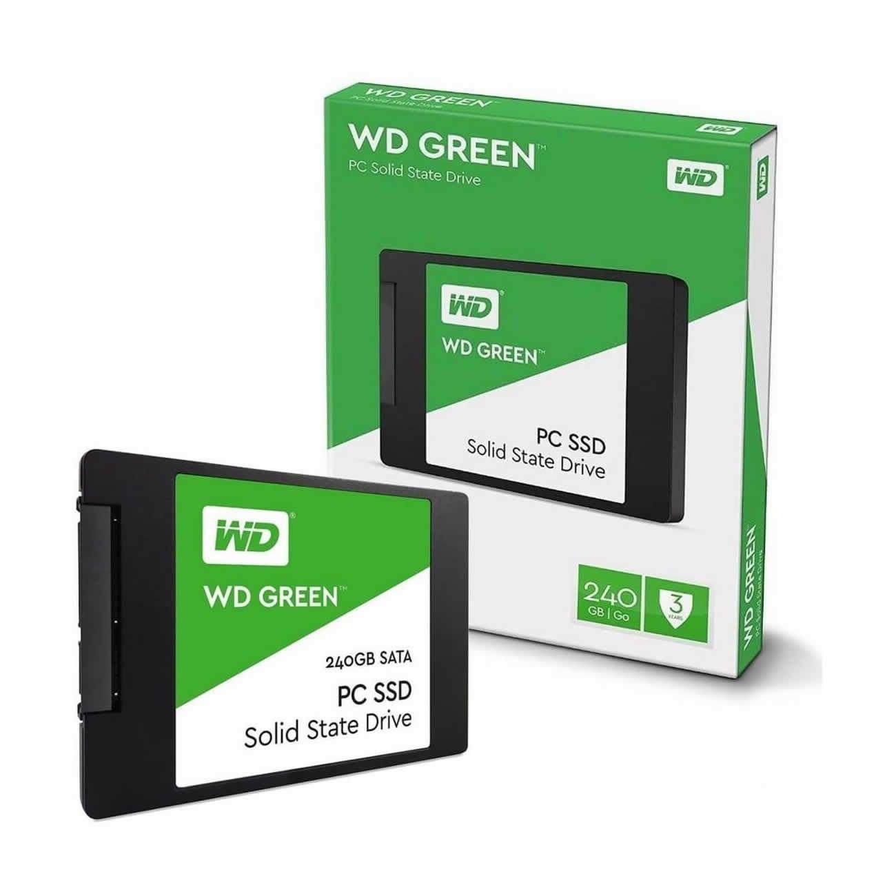 Disco Duro Solido 240GB WD Green SSD-0