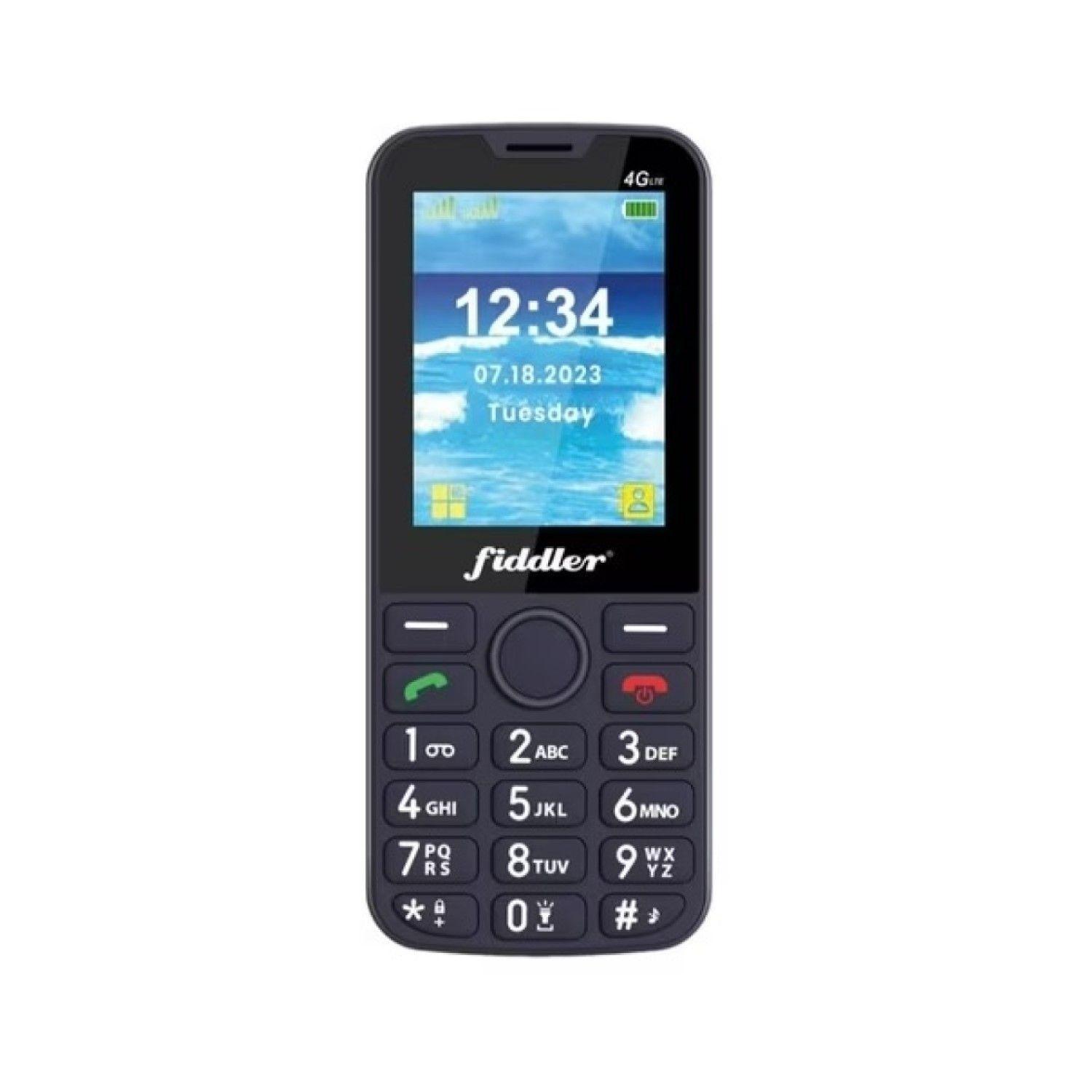 Teléfono Celular Senior Fiddler D117 4G Negro-2