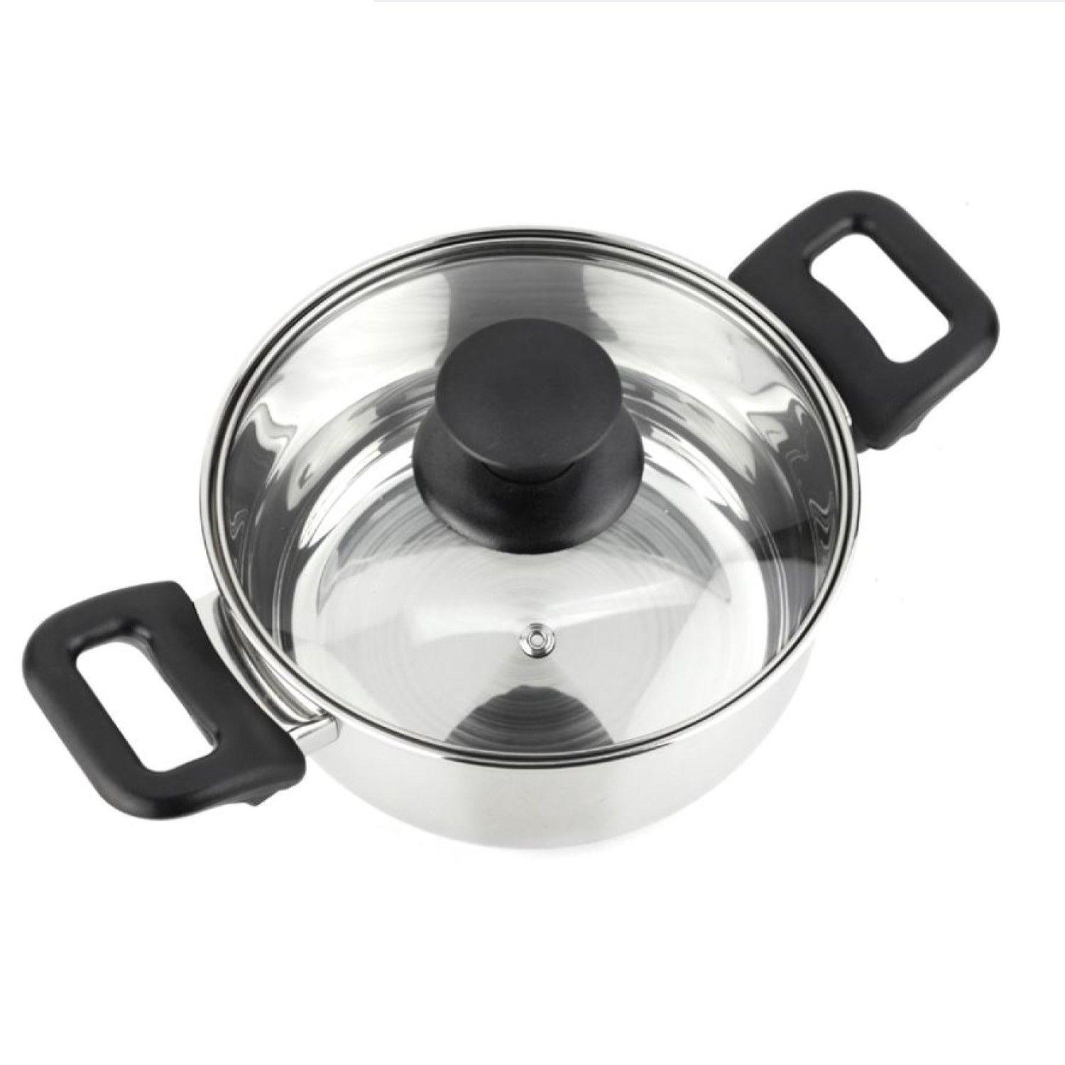 Batería de Cocina Max 7 Pzs Acero Inoxidable Vitrex-3