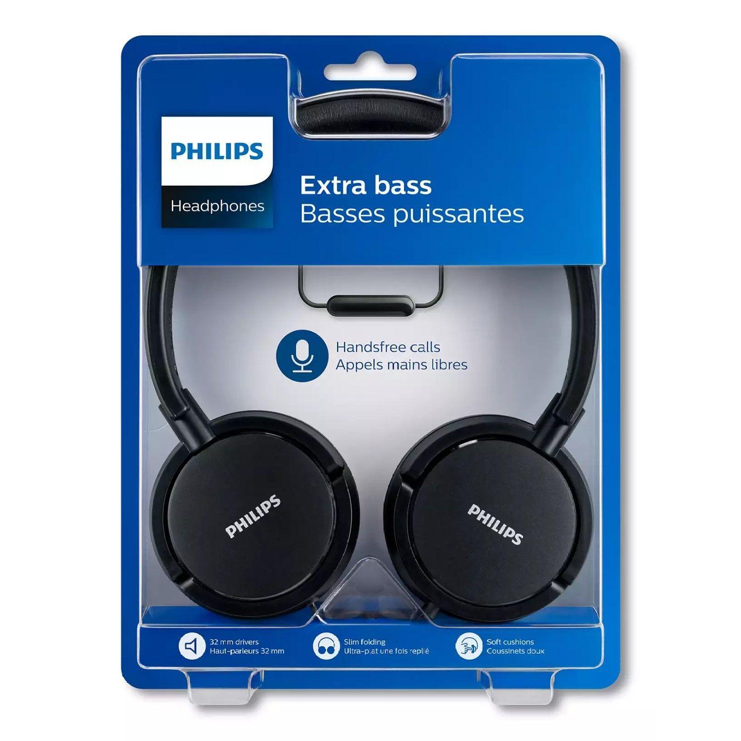 Audifonos Philips SHL5005 Con Microfono Negro-1