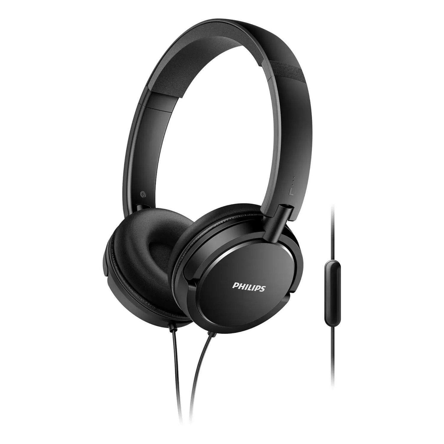 Audifonos Philips SHL5005 Con Microfono Negro-0