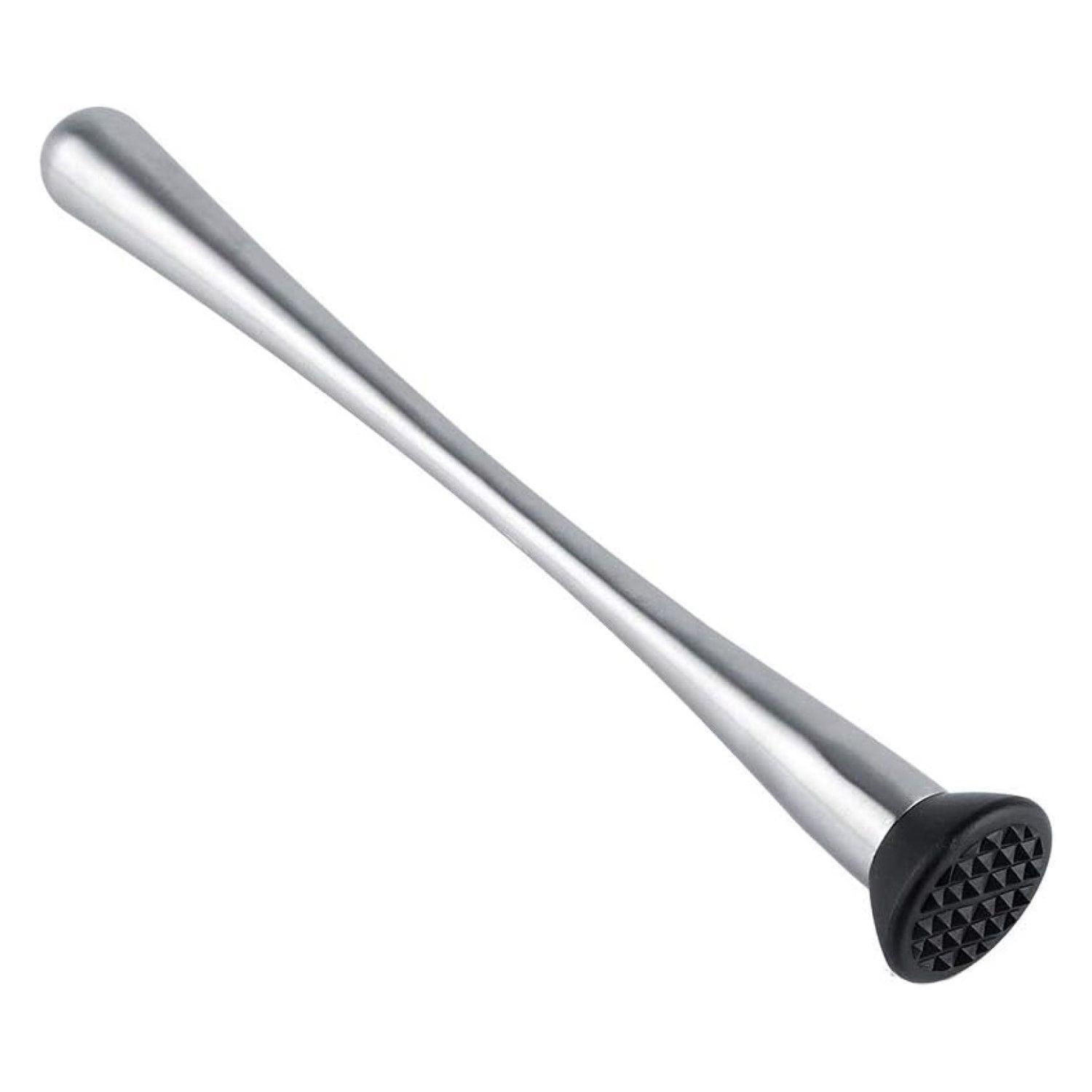 Mortero Triturador Profesional de bar Muddler coctelería 29cm-3