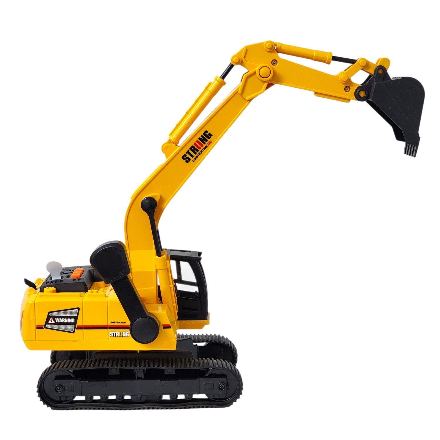 Juguete Retroexcavadora Fricción Luces Sonidos DBG1685-2