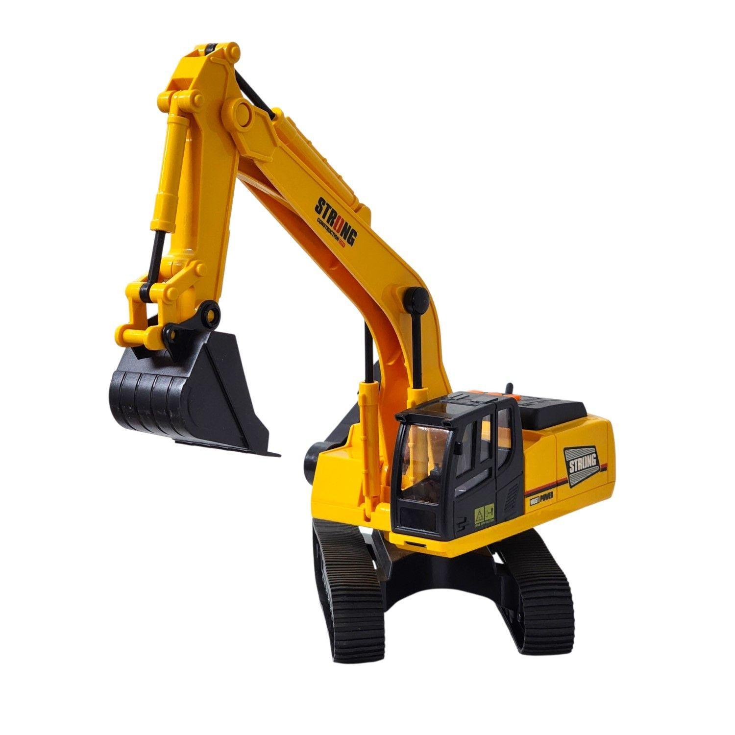 Juguete Retroexcavadora Fricción Luces Sonidos DBG1685-3