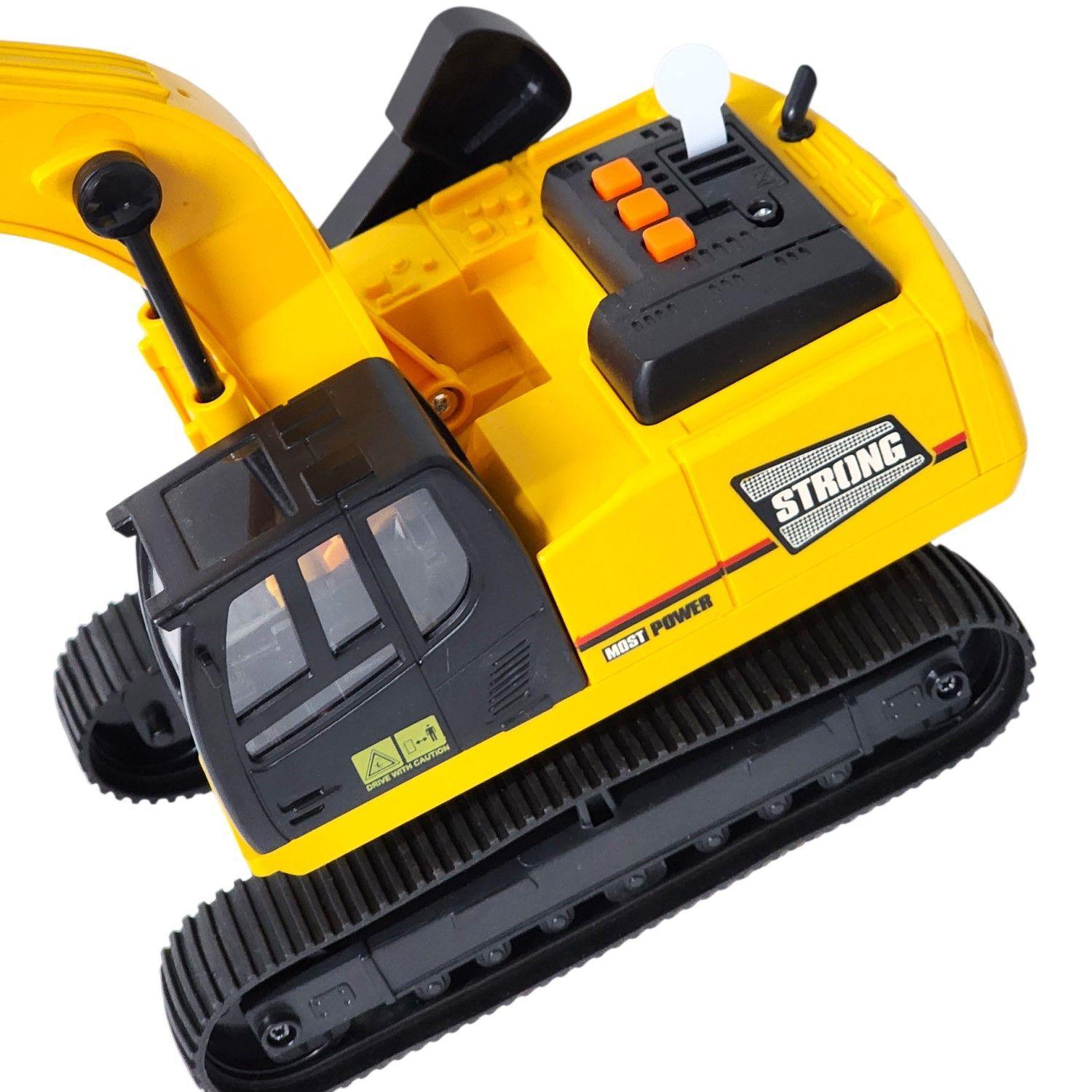 Juguete Retroexcavadora Fricción Luces Sonidos DBG1685-5