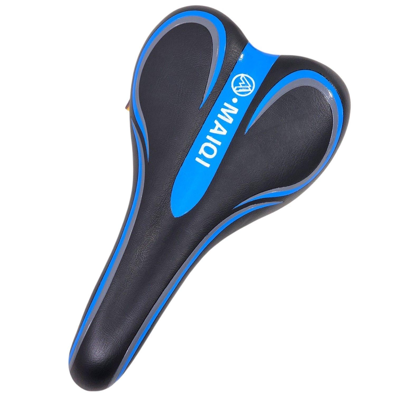 Sillín Silla Asiento Cómodo para Bicicleta Azul 18231-1