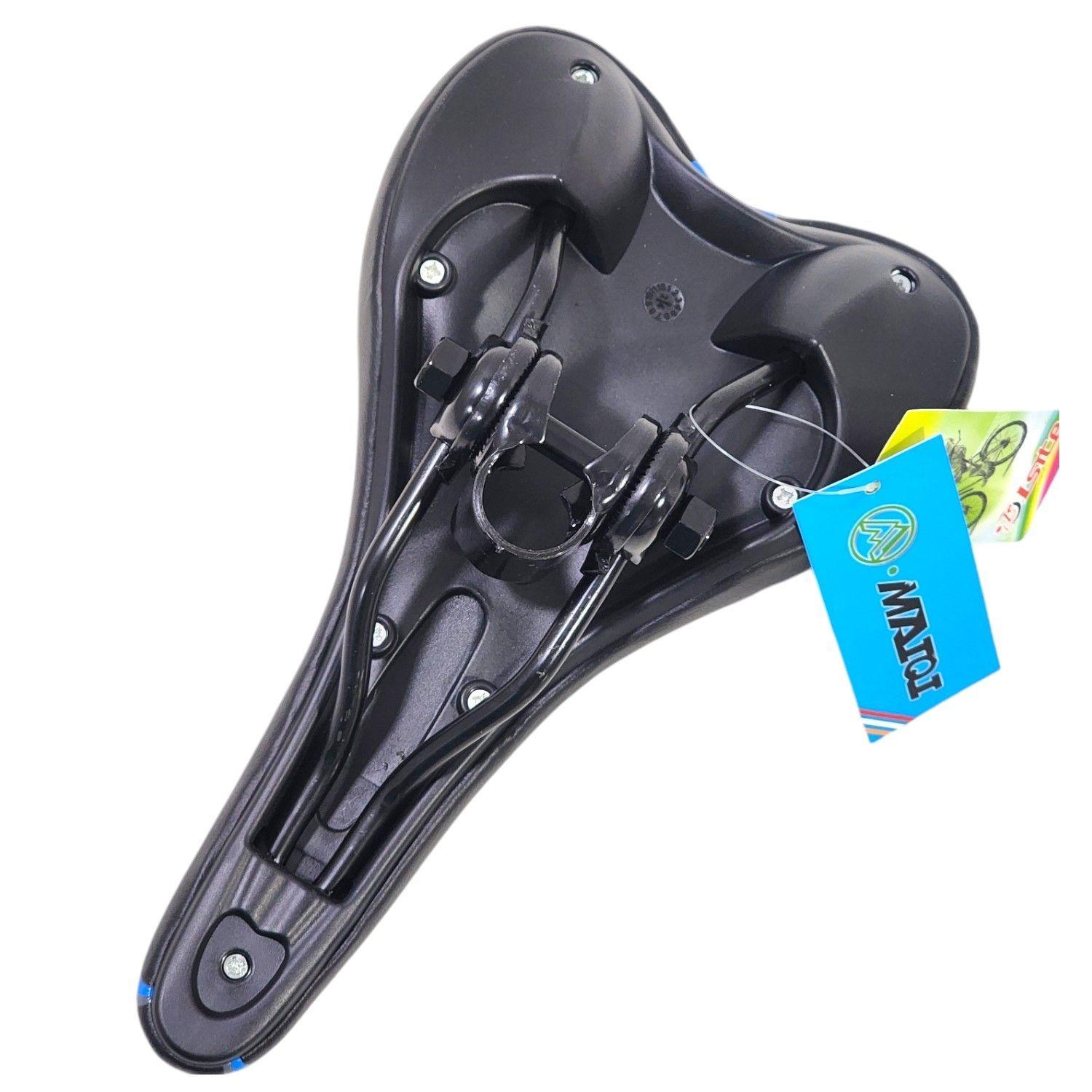 Sillín Silla Asiento Cómodo para Bicicleta Azul 18231-2
