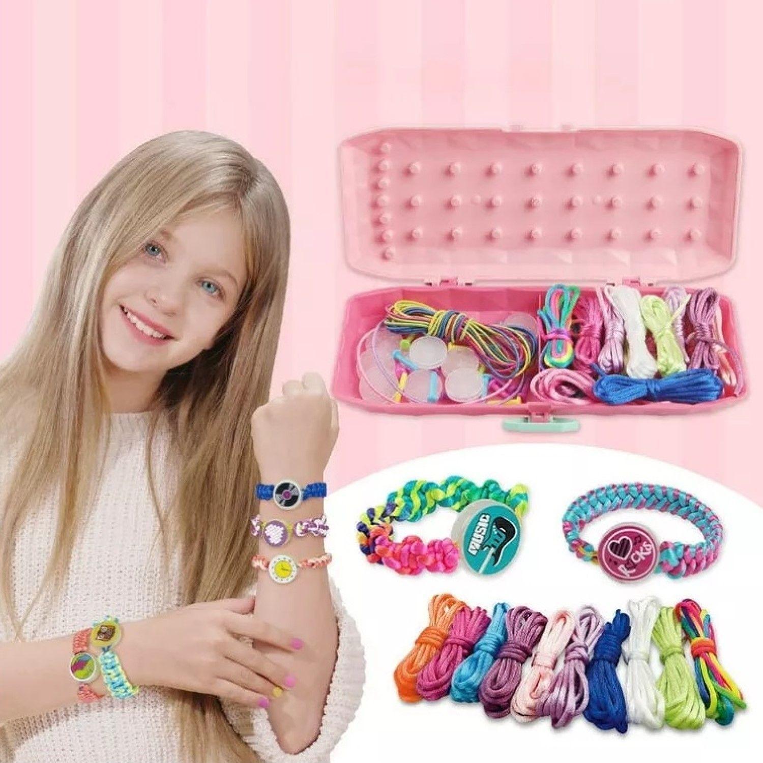 Kit Fabricación de Pulseras con Accesorios para Niñas 55438-4