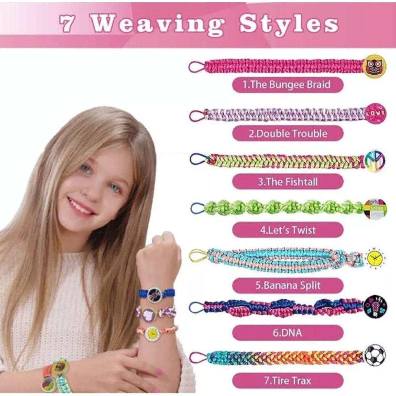 Kit Fabricación de Pulseras con Accesorios para Niñas 55438-7