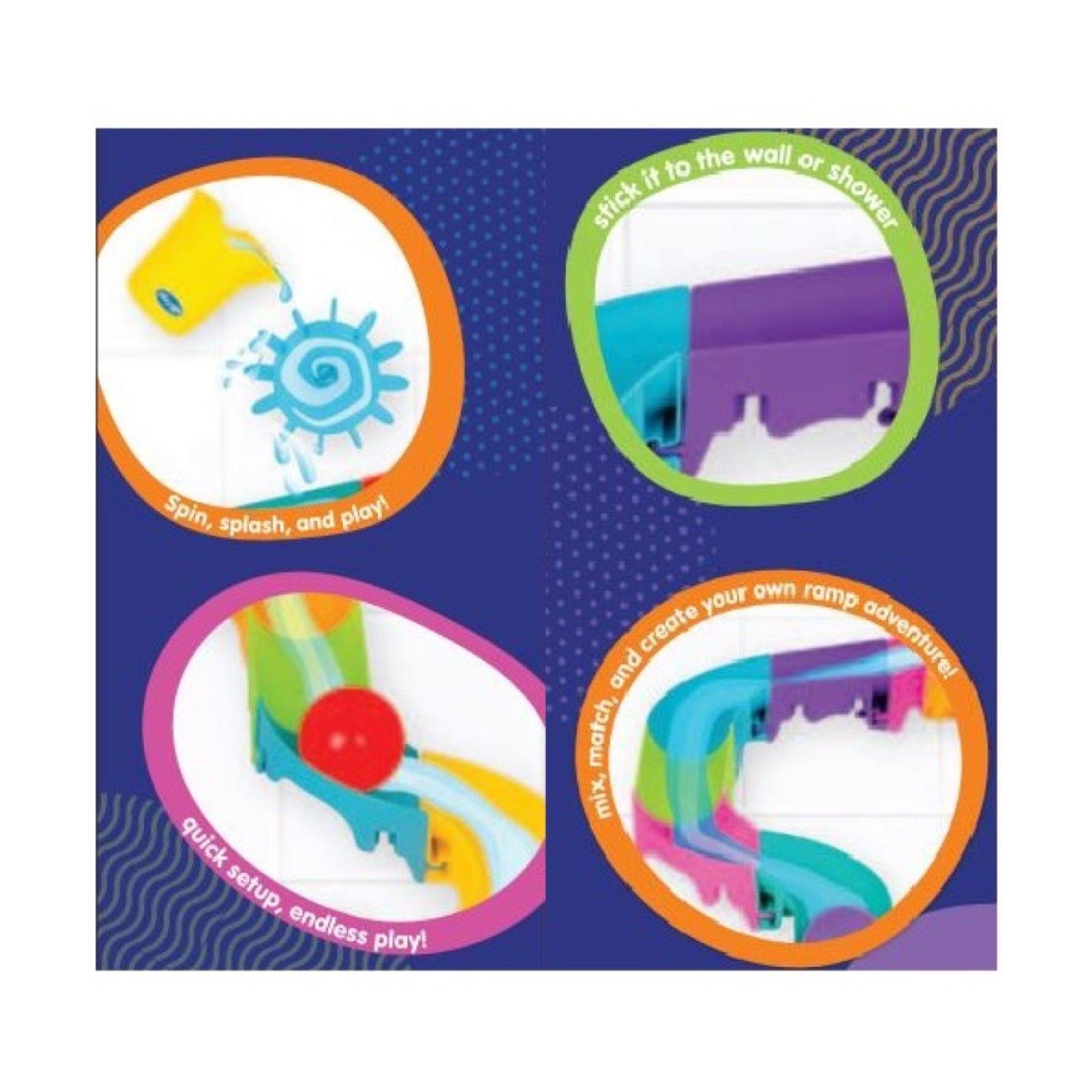 Tobogán Agua Splash And Slide Juguete de baño Playgro-3