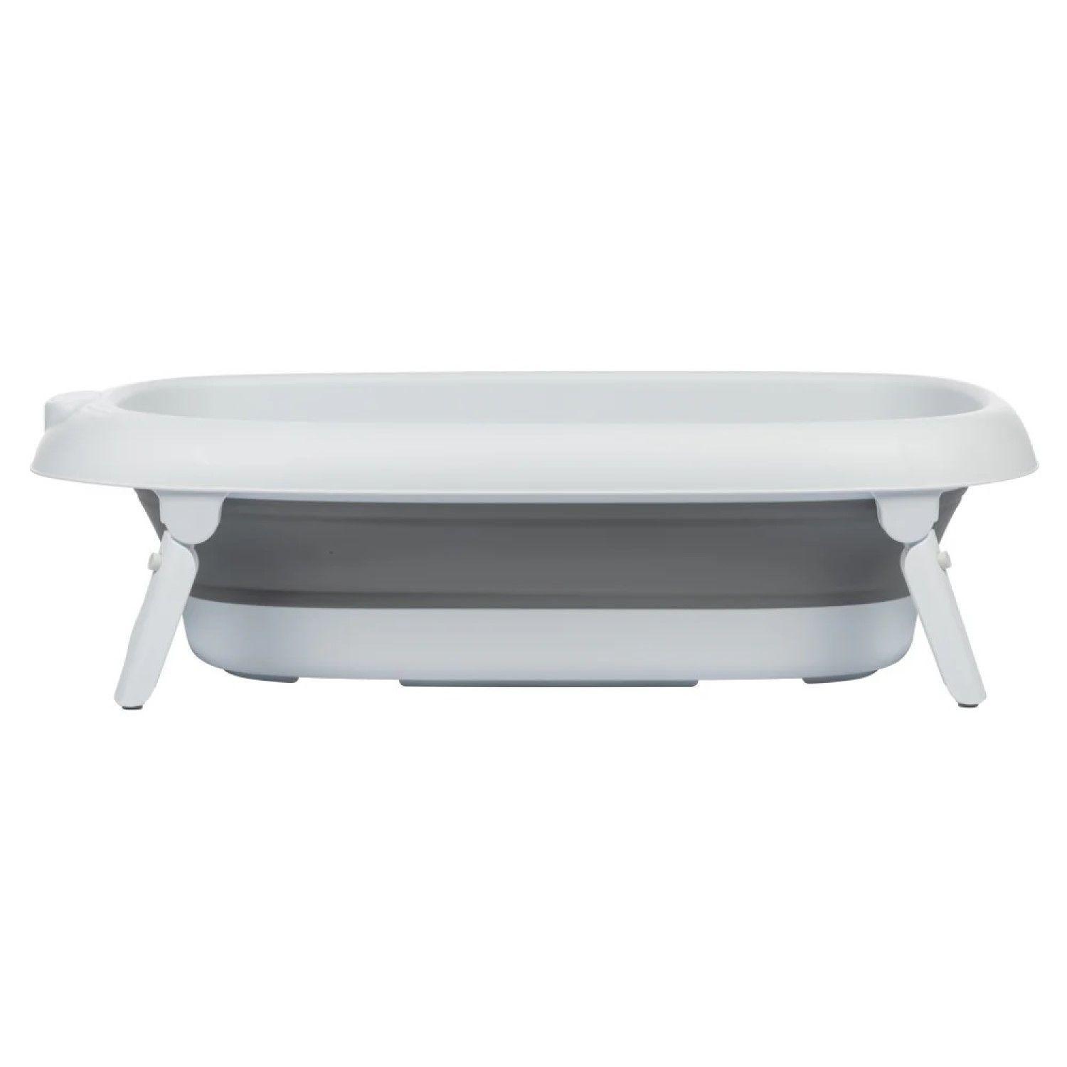 Bañera Bebé Tina con Hamaca Reclinable Plegable Infanti Gris-6