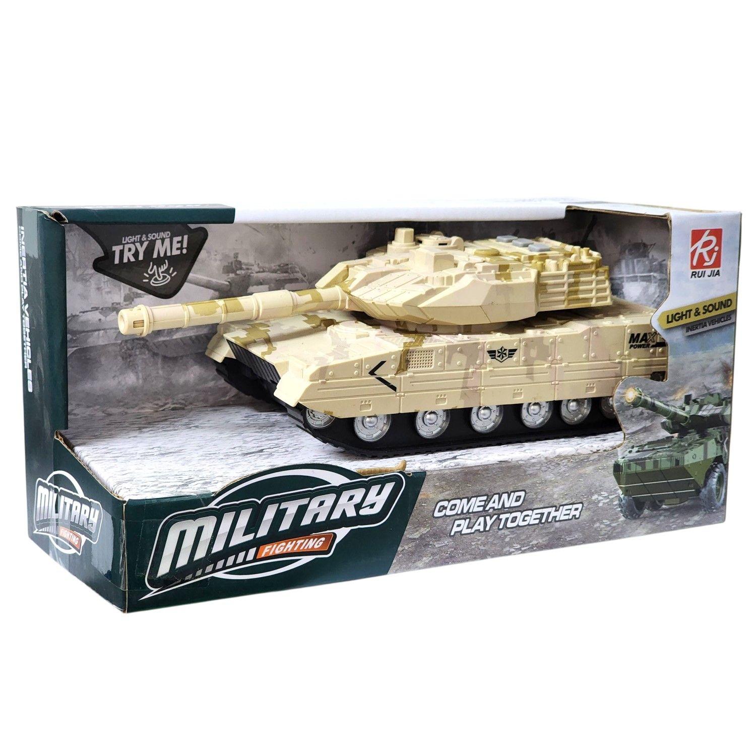 Juguete Tanque Guerra Militar Luz/ Sonido/ Fricción DBG1668-4