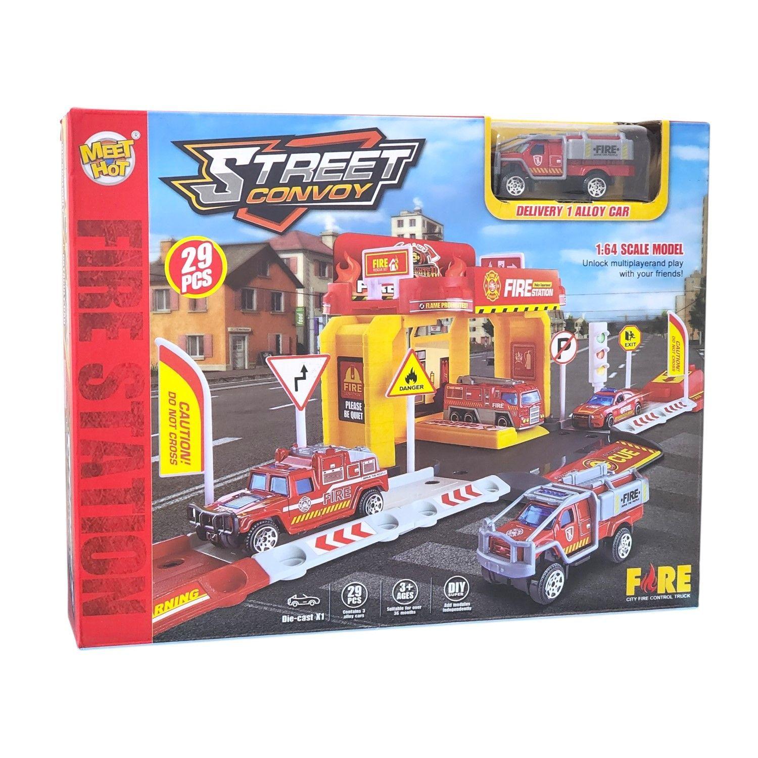 Set bloques Armables Estación de Bomberos 29 Pzs DBG1701-4